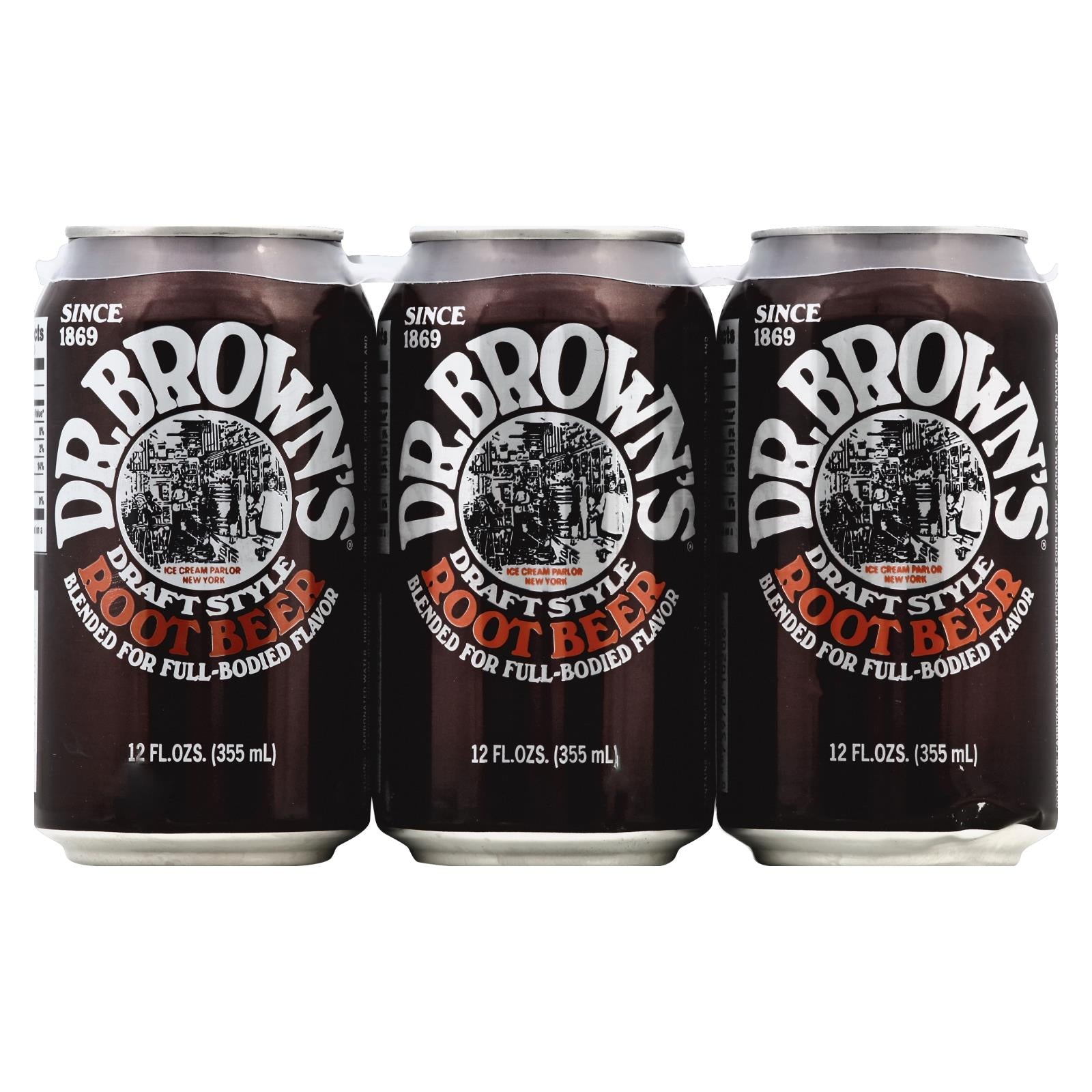Dr. Brown Draft Style Root Beer - Case Of 4 - 6/12 Fz Default Title