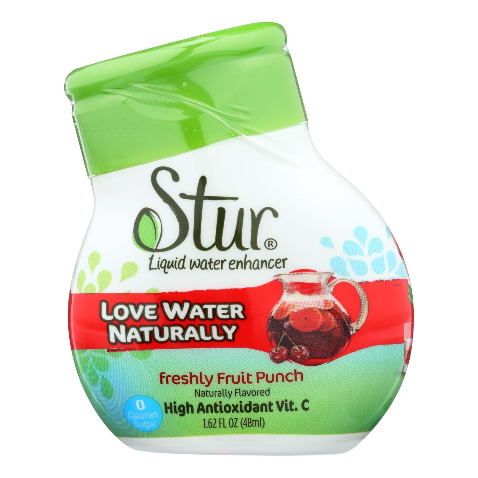 Stur Fruit Punch Liquid Water Enhancer  - Case Of 6 - 1.62 Fz - GreatEagleInc