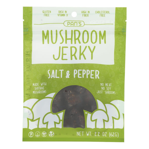 Pan's - Mushroom Jerky Salt Pppr - Case Of 6-2.2 Oz - GreatEagleInc