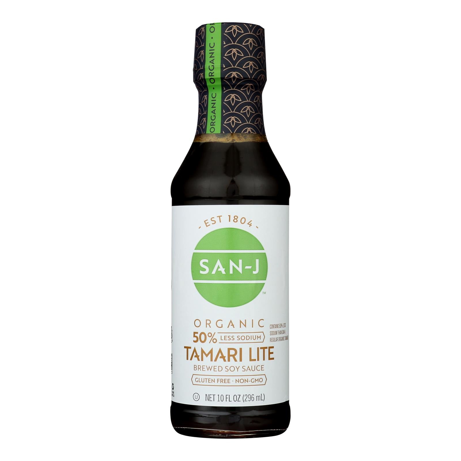 San-j - Tamari Soy Sauce Lte Ls - Case Of 6-10 Fz - GreatEagleInc