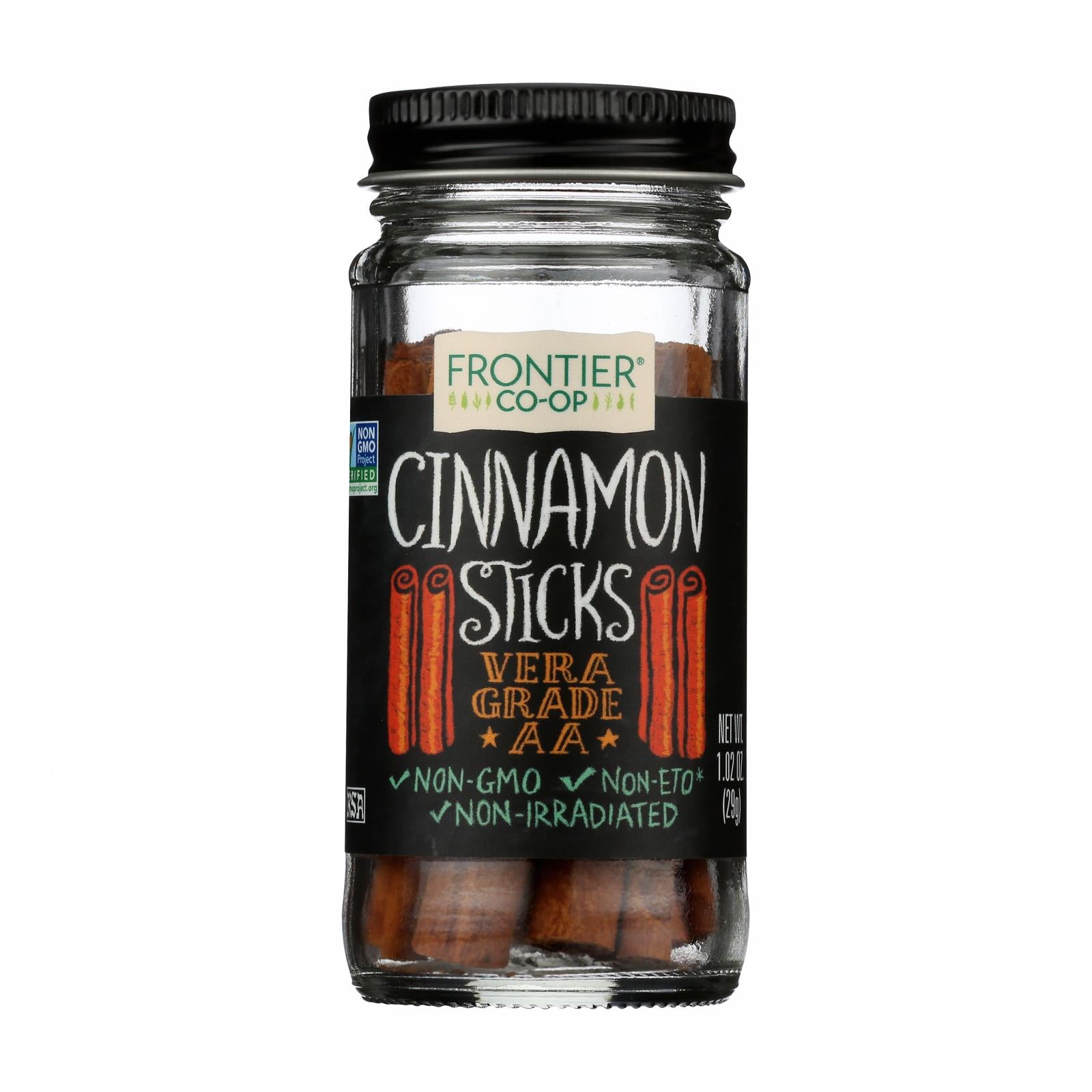Frontier Natural Products Coop - Cinnamon Sticks - 1 Each -1.02 Oz - Home & Garden