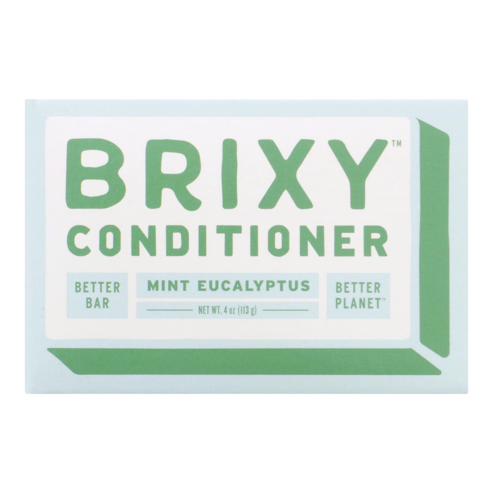 Brixy - Conditioner Bar Mint Eucalyptus - 1 Each -4 Oz - GreatEagleInc