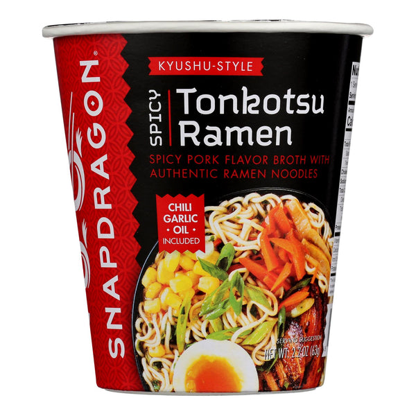 Snapdragon Foods - Ramen Cup Spicy Tonkotsu - Case Of 6-2.2 Oz - GreatEagleInc