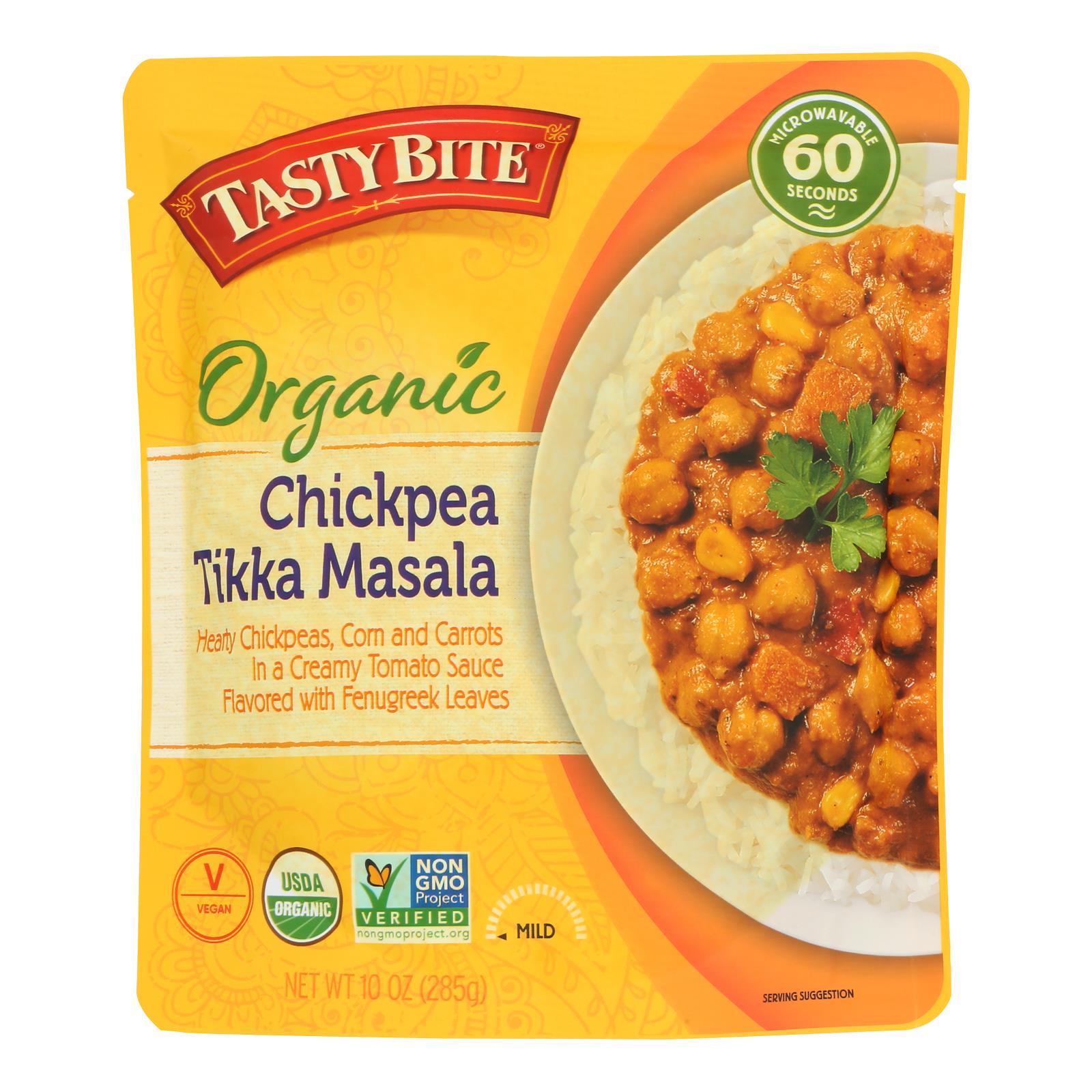 Tasty Bite - Masala Tikka Chickpea - Case Of 6-10 Oz - GreatEagleInc