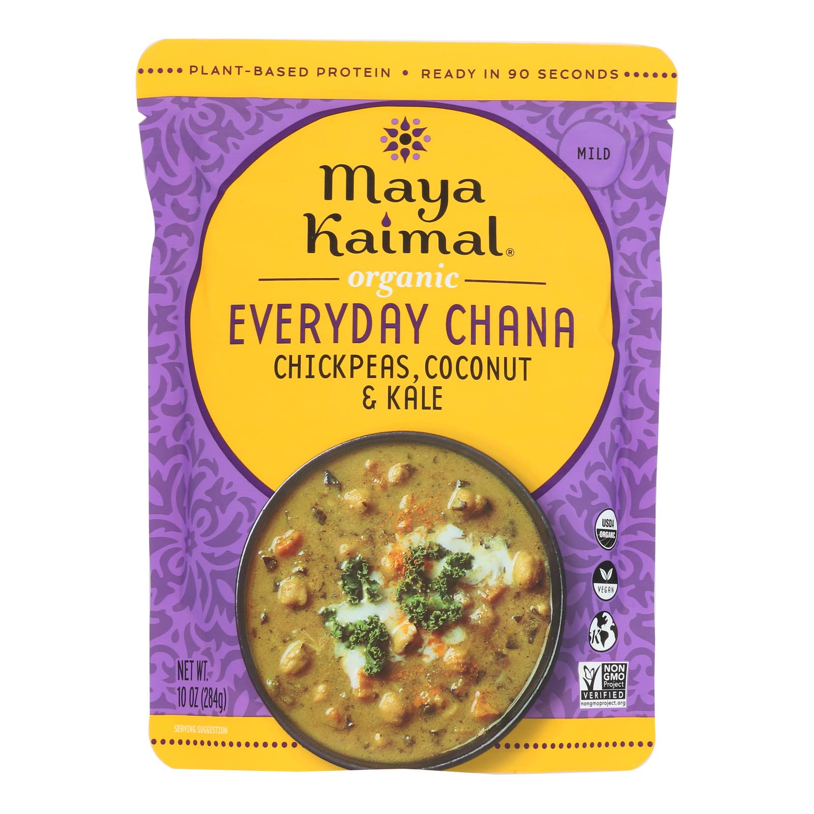 Maya Kaimal - Chana Chckp Coconut Kale - Case Of 6-10 Oz - GreatEagleInc