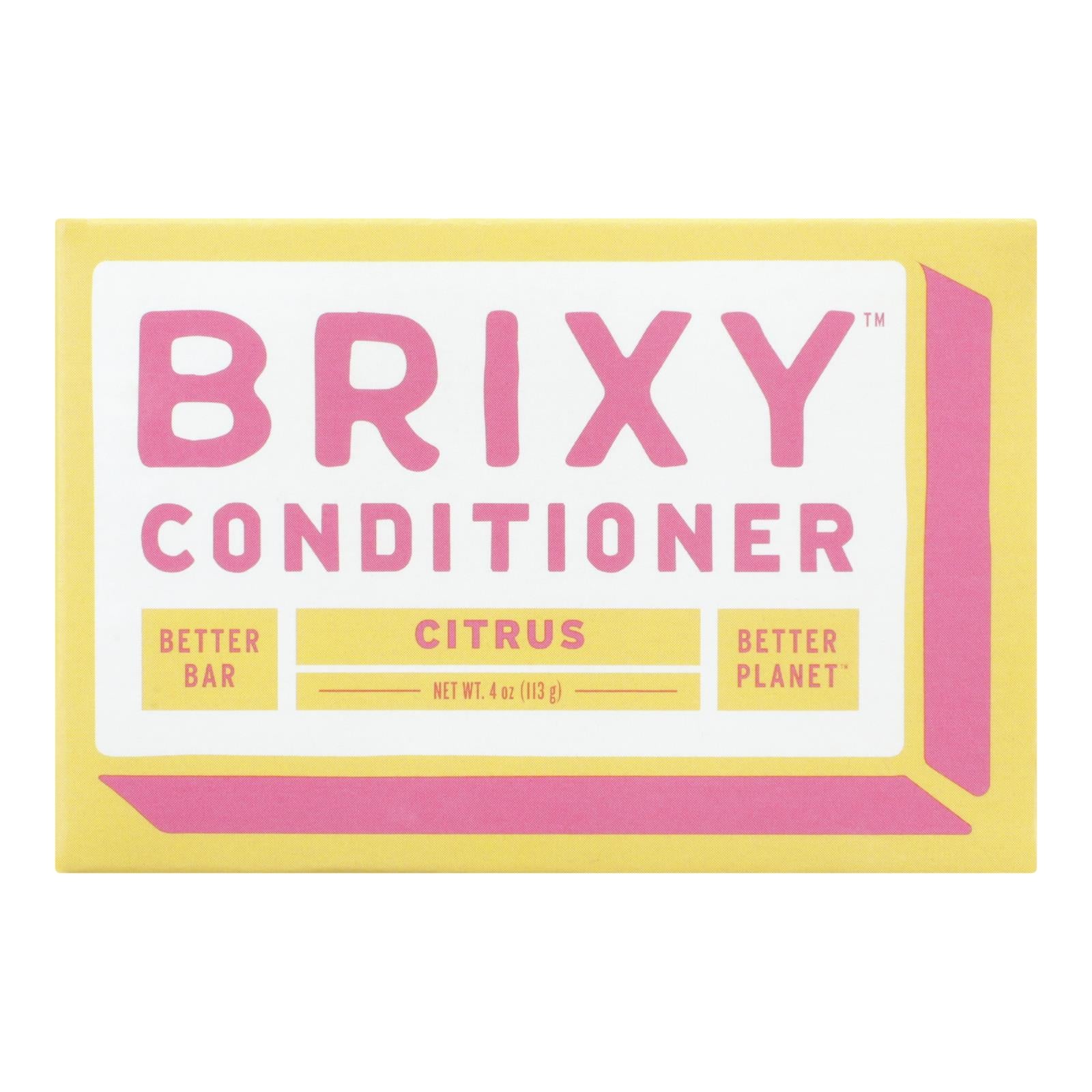 Brixy - Conditioner Bar Citrus - 1 Each -4 Oz - GreatEagleInc