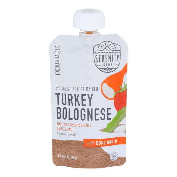 Serenity Kids - Pouch Turkey Blnse Bne Brth - Case Of 6-3.5 Oz - GreatEagleInc