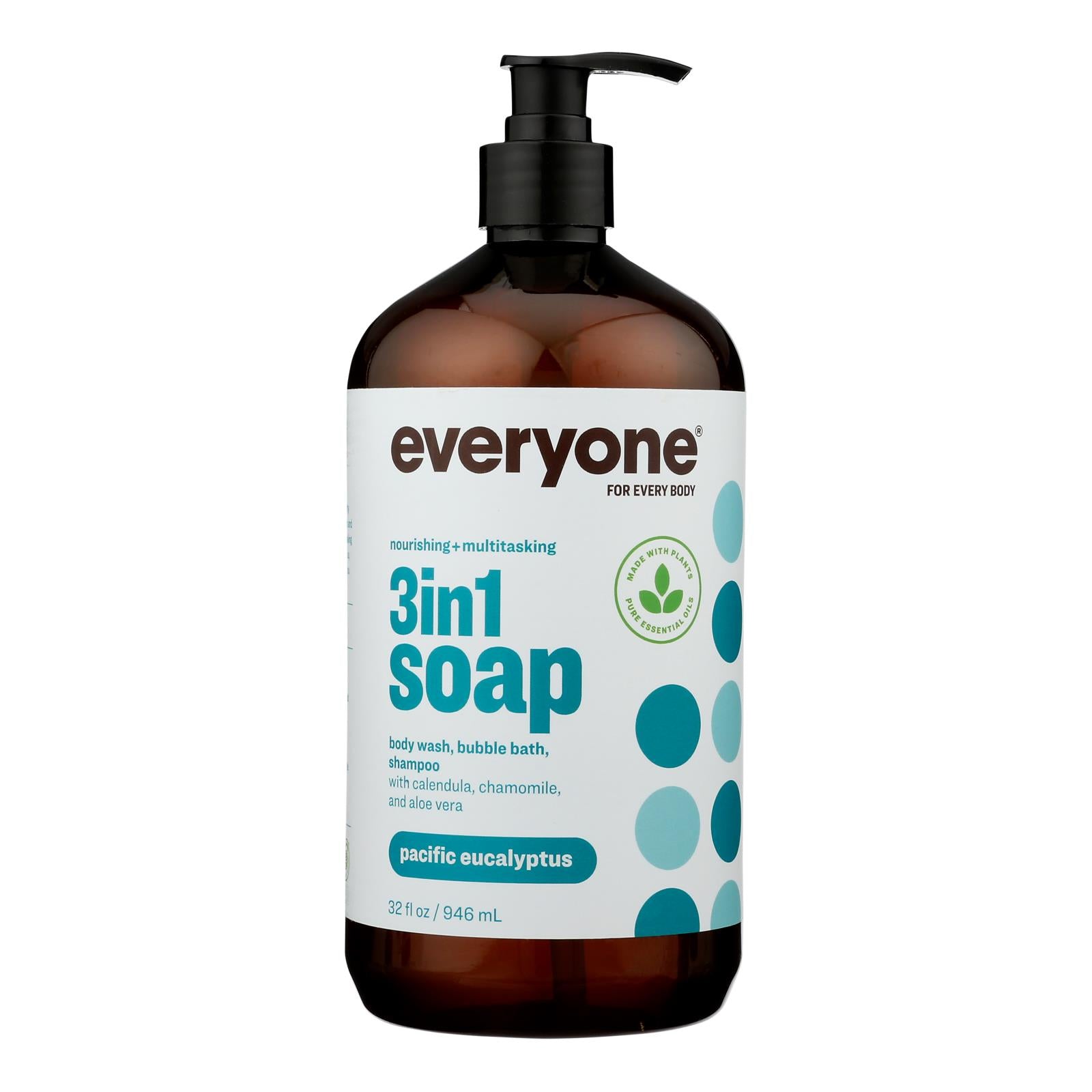 Everyone - Soap 3 In 1 Pac Euclyptus - 1 Each-32 Fz - GreatEagleInc
