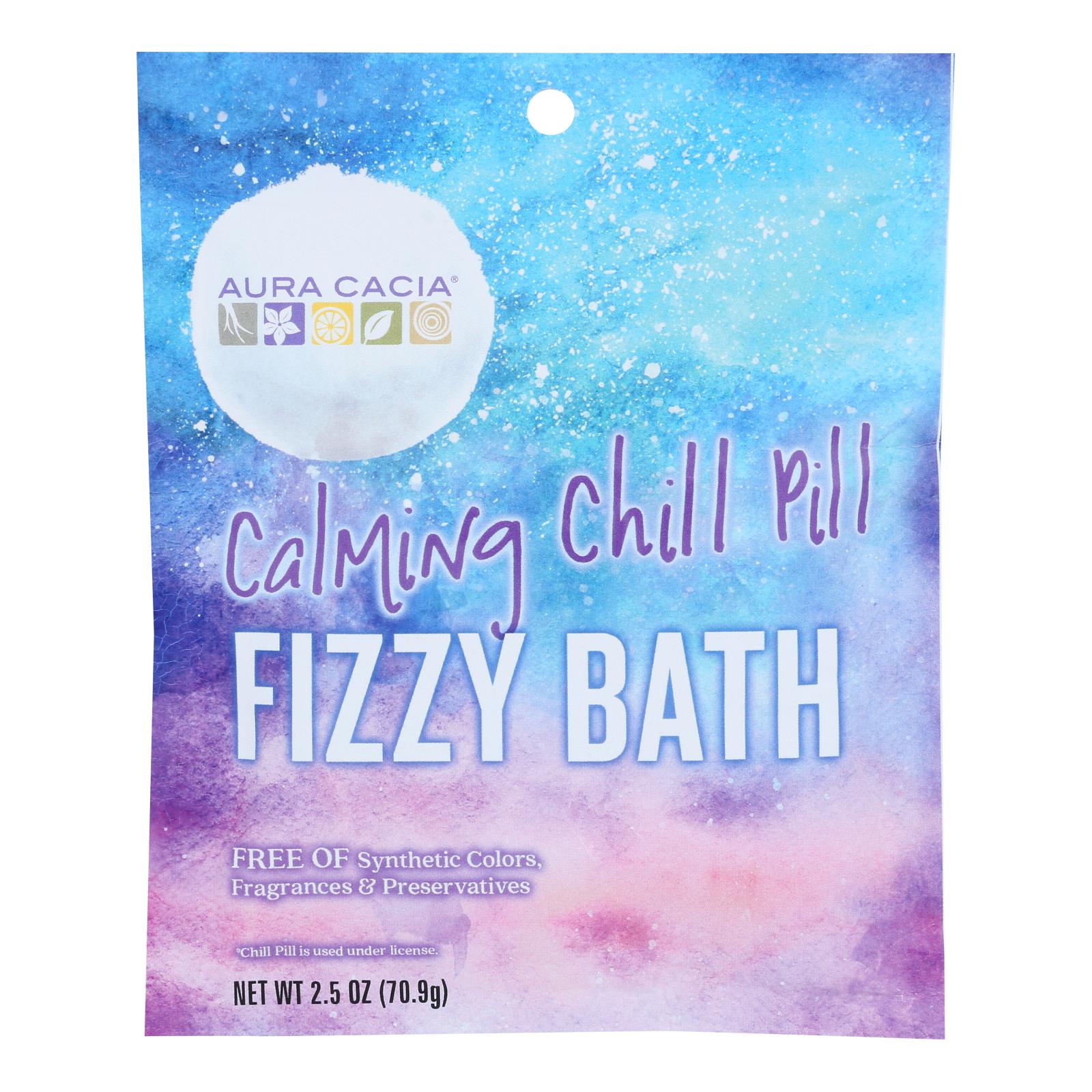 Aura Cacia - Fizz Bath Calm Chill Pill - Case Of 6-2.5 Oz - GreatEagleInc
