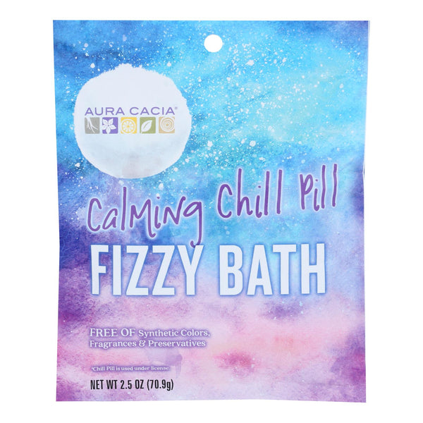 Aura Cacia - Fizz Bath Calm Chill Pill - Case Of 6-2.5 Oz - GreatEagleInc