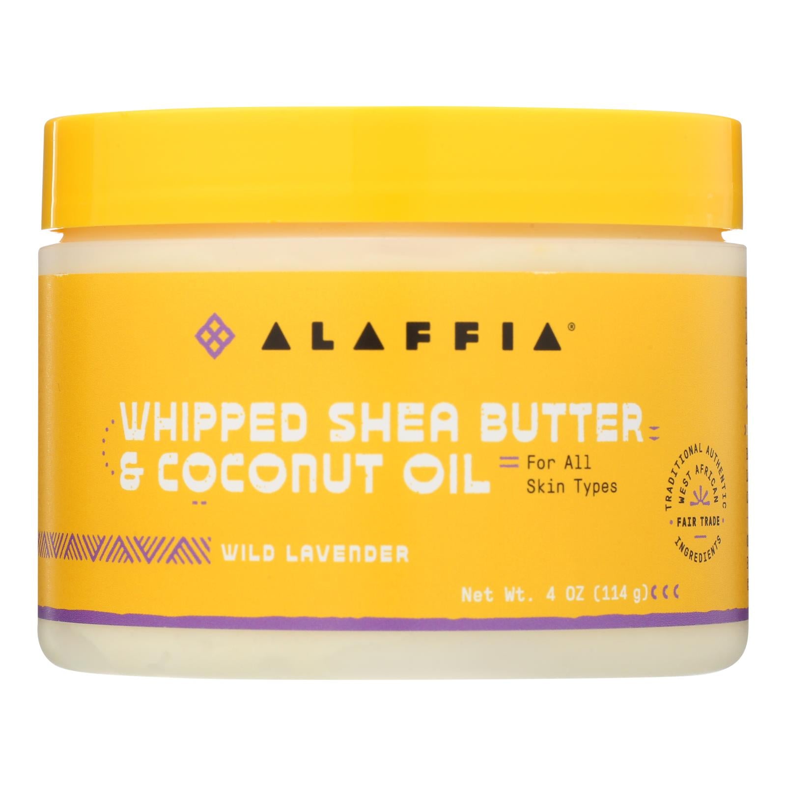Alaffia - Whpd Shea Butter Coconut Lavender - 1 Each-4 Oz - GreatEagleInc