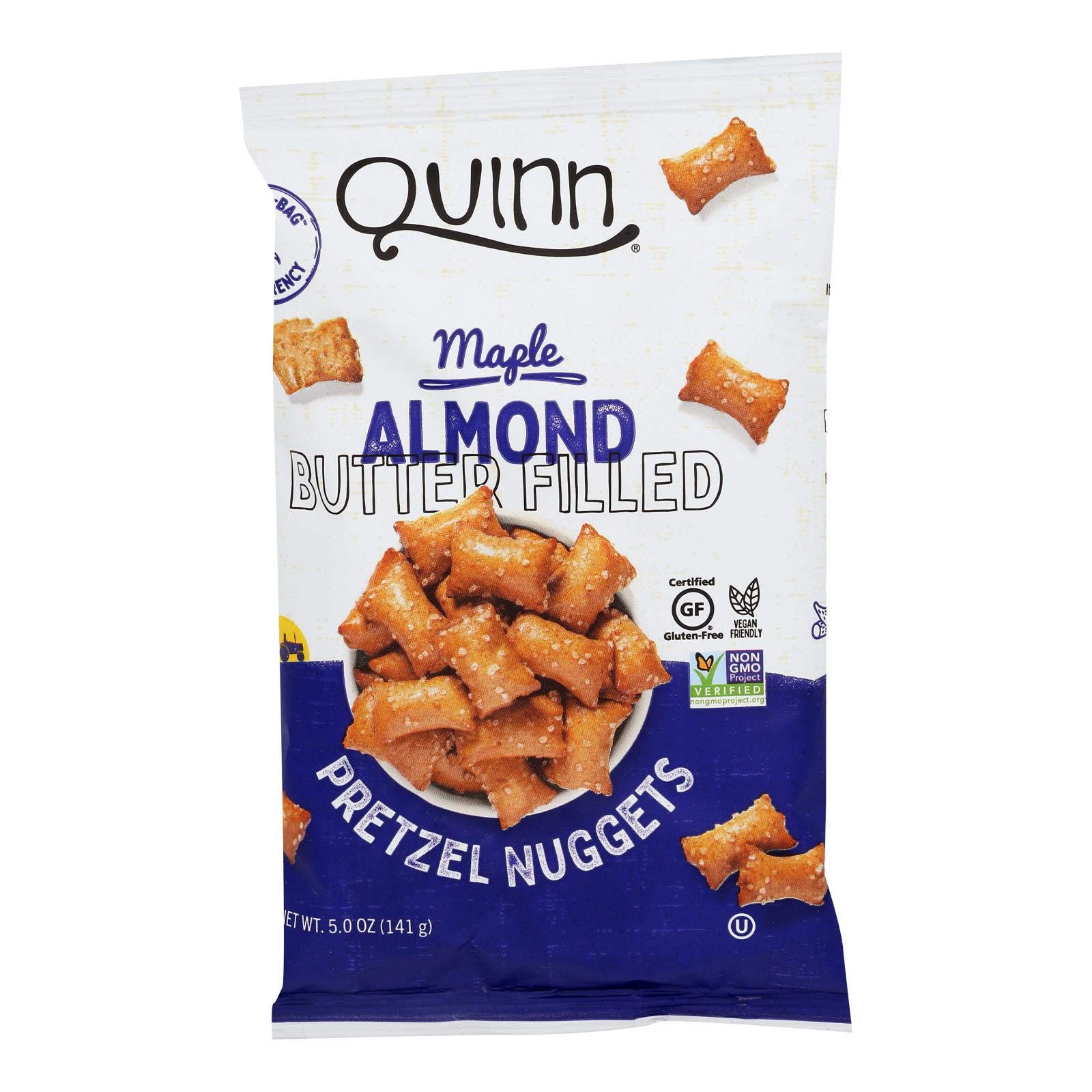 Quinn - Prtz/nug Maple Almond Filled - Case Of 8-5 Oz - GreatEagleInc