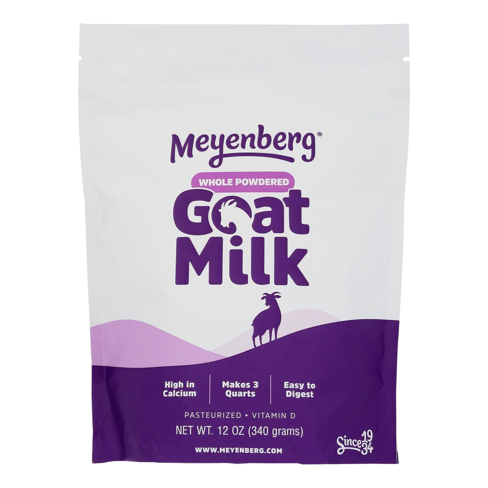 Meyenberg - Goat Milk Whole Powderd - Case Of 6-12 Oz - GreatEagleInc