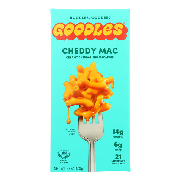 Goodles - Mac & Cheese Cheddy Mac - Case Of 12-6 Oz - GreatEagleInc