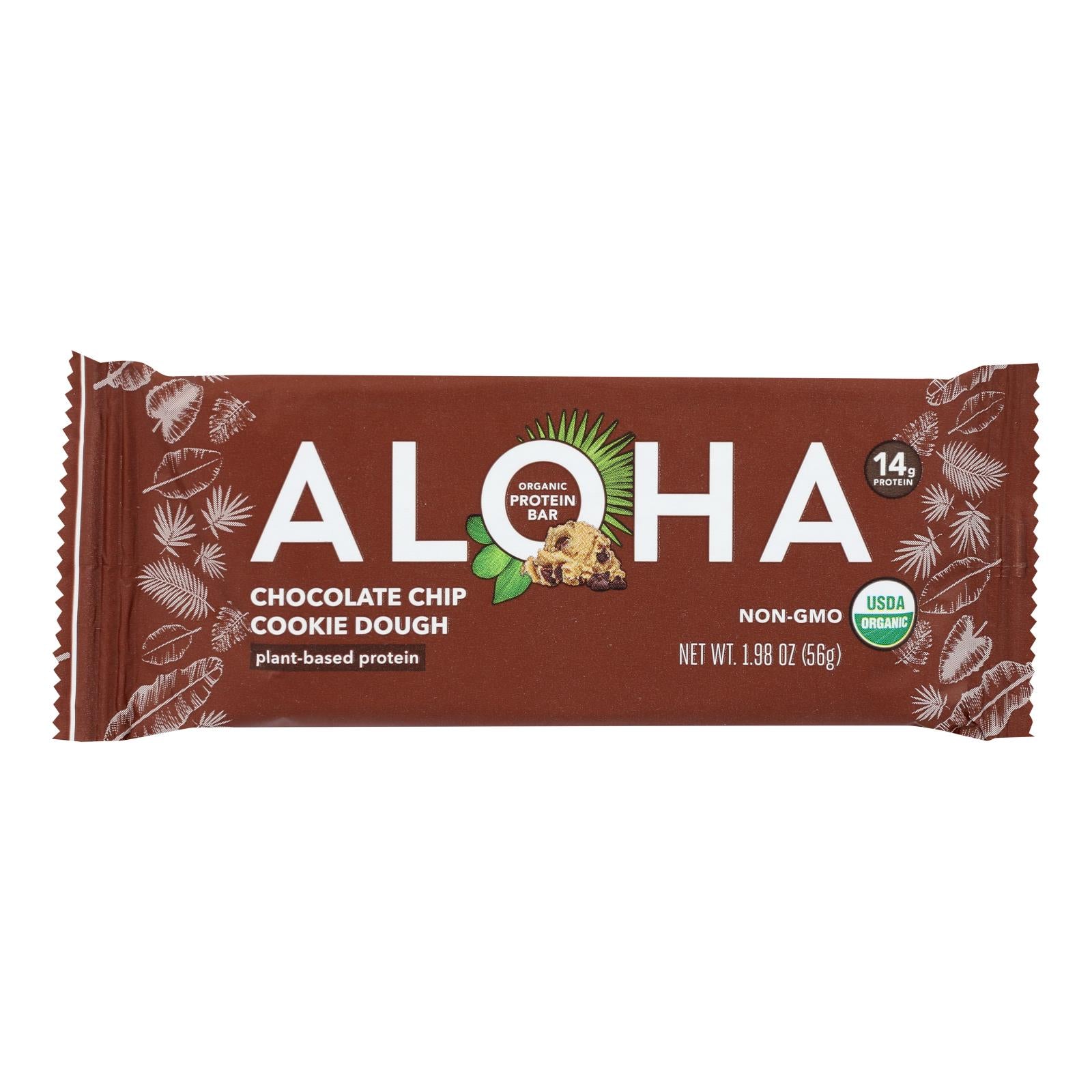 Aloha - Bar Chocolate Chips Cookie Dgh - Case Of 12-1.98 Oz - GreatEagleInc