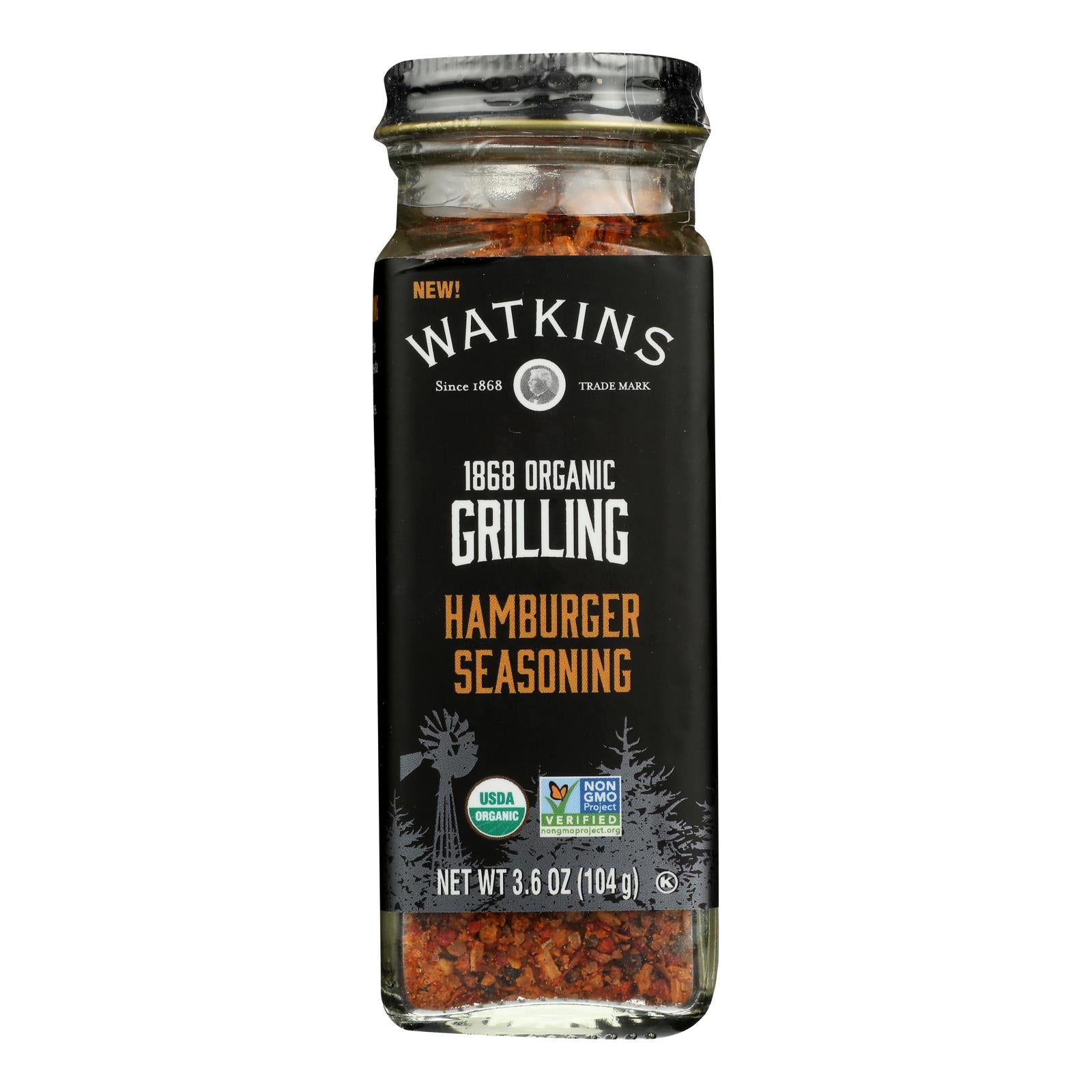 Watkins - Seasoning Hmbrgr Grll - Case Of 3-3.6 Oz - GreatEagleInc