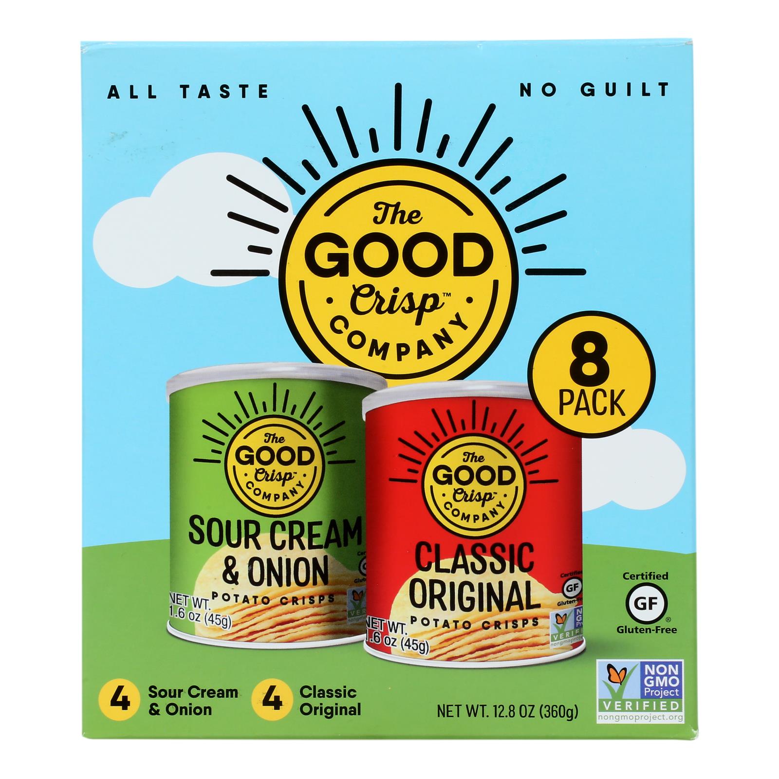 The Good Crisp Company - Pot Crisp Sngle 8pk Mlt Pack - Case Of 4-8/1.6 Oz - GreatEagleInc