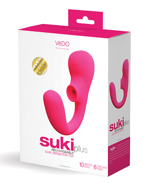 Vedo Suki Plus Rechargeable Dual Sonic Vibe - GreatEagleInc