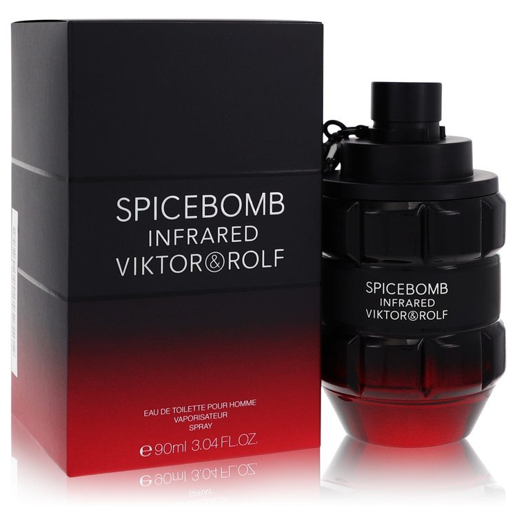 Spicebomb Infrared by Viktor & Rolf Eau De Toilette Spray oz for Men 3 Oz