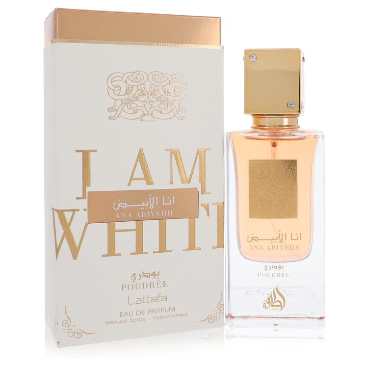 Ana Abiyedh I am White Poudree by Lattafa Eau De Parfum Spray 2 oz for Women - GreatEagleInc