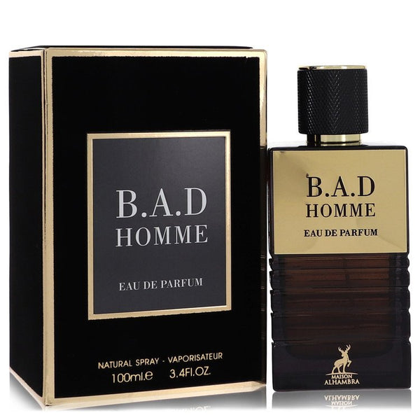 B.A.D Homme by Maison Alhambra Eau De Parfum Spray 3.4 oz for Men - Regular - Beauty & Fragrance