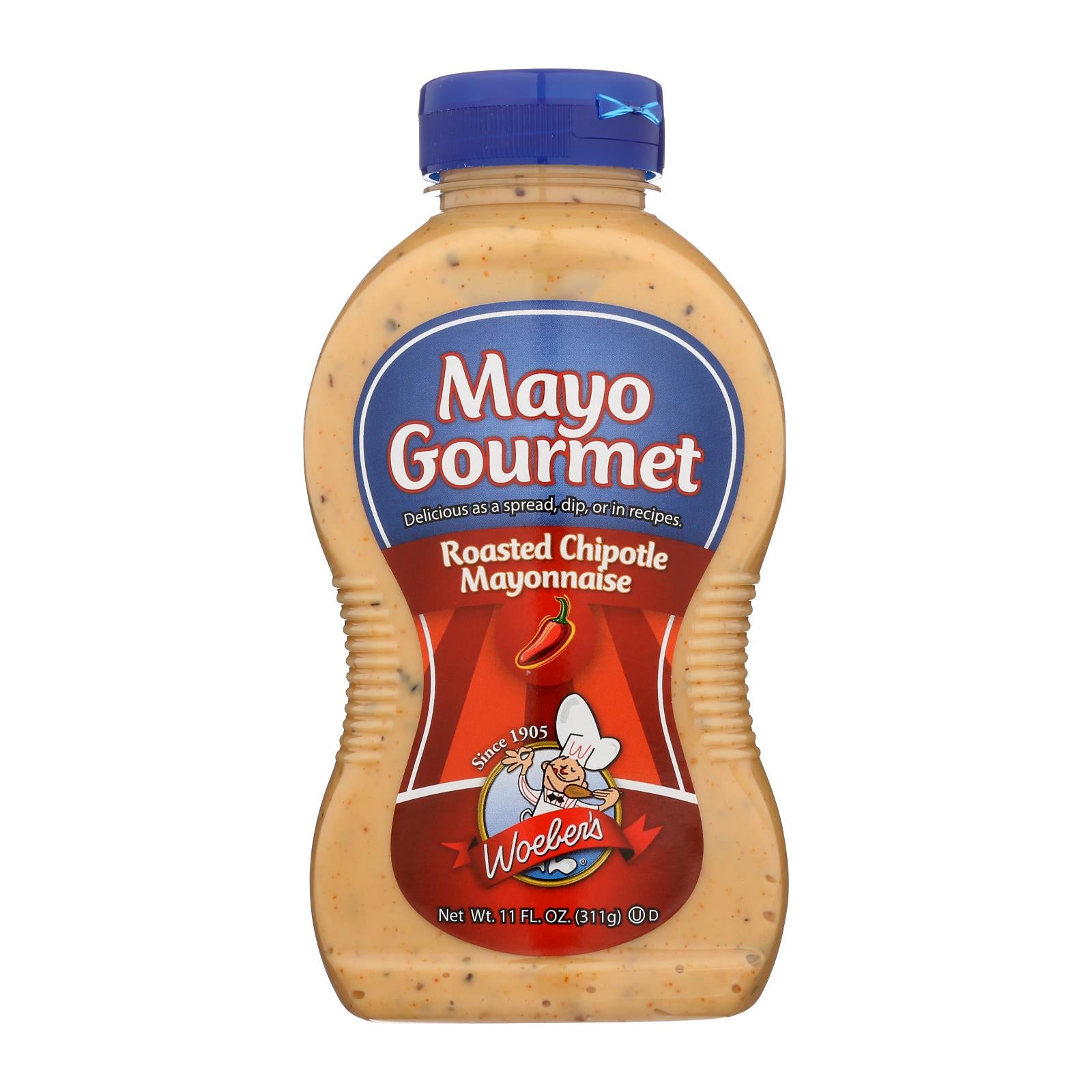 Mayo Gourmet Roasted Chipotle Mayonnaise - Case Of 6 - 11 Oz. - GreatEagleInc