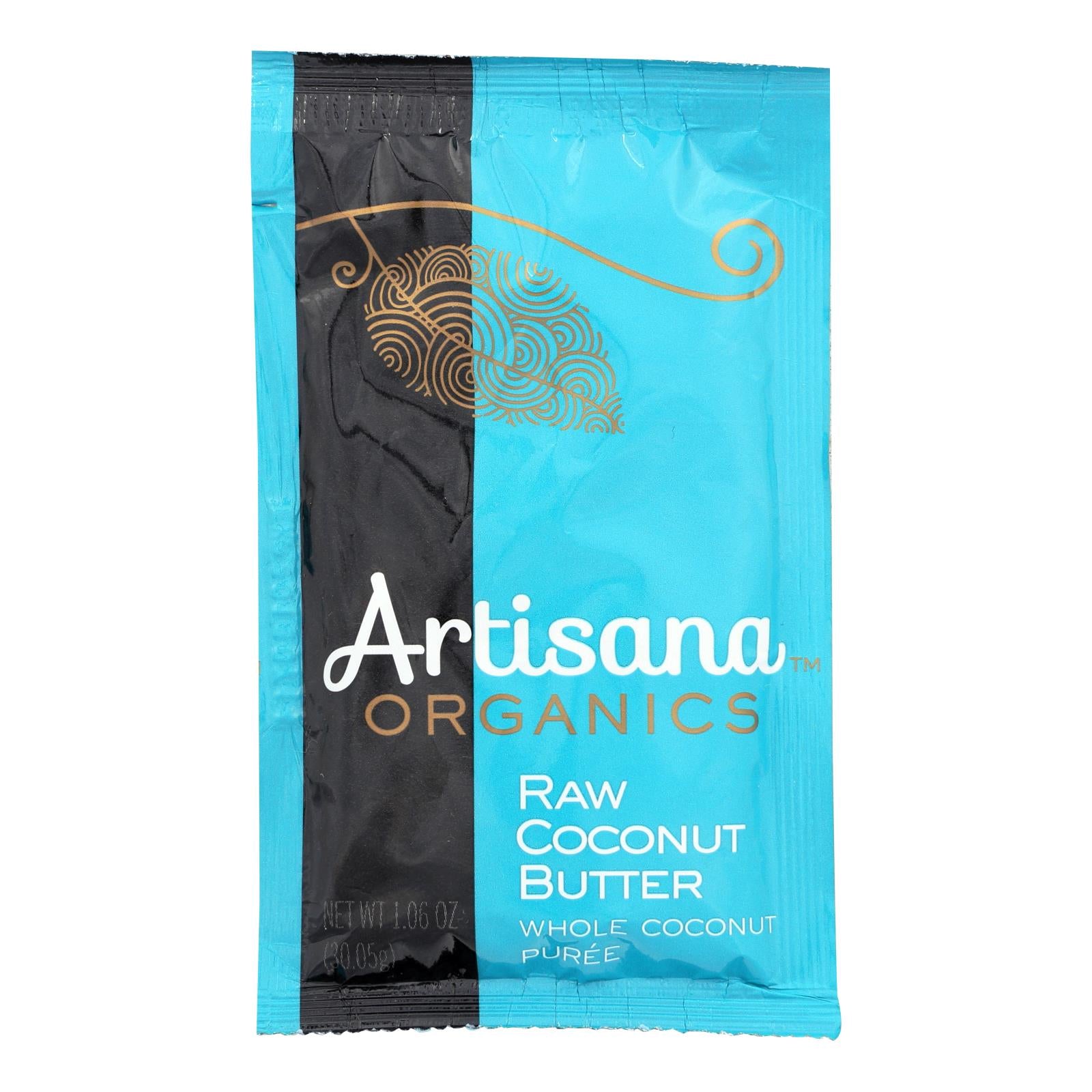 Artisana Organic Raw Coconut Butter - Squeeze Packs - 1.06 Oz - Case Of 10 - GreatEagleInc