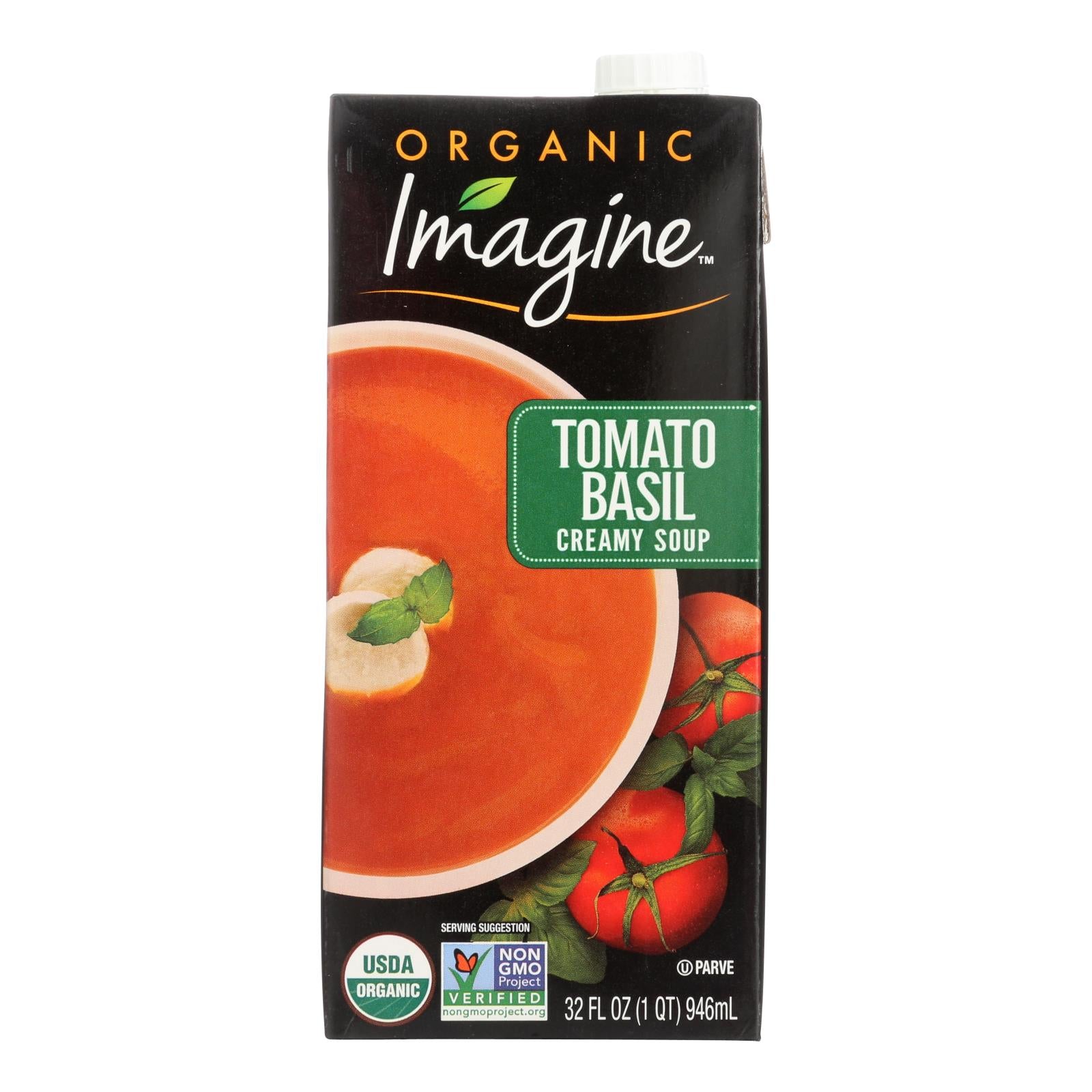 Imagine Foods - Soup Creamy Tom Basil - Case Of 6-32 Fz - GreatEagleInc