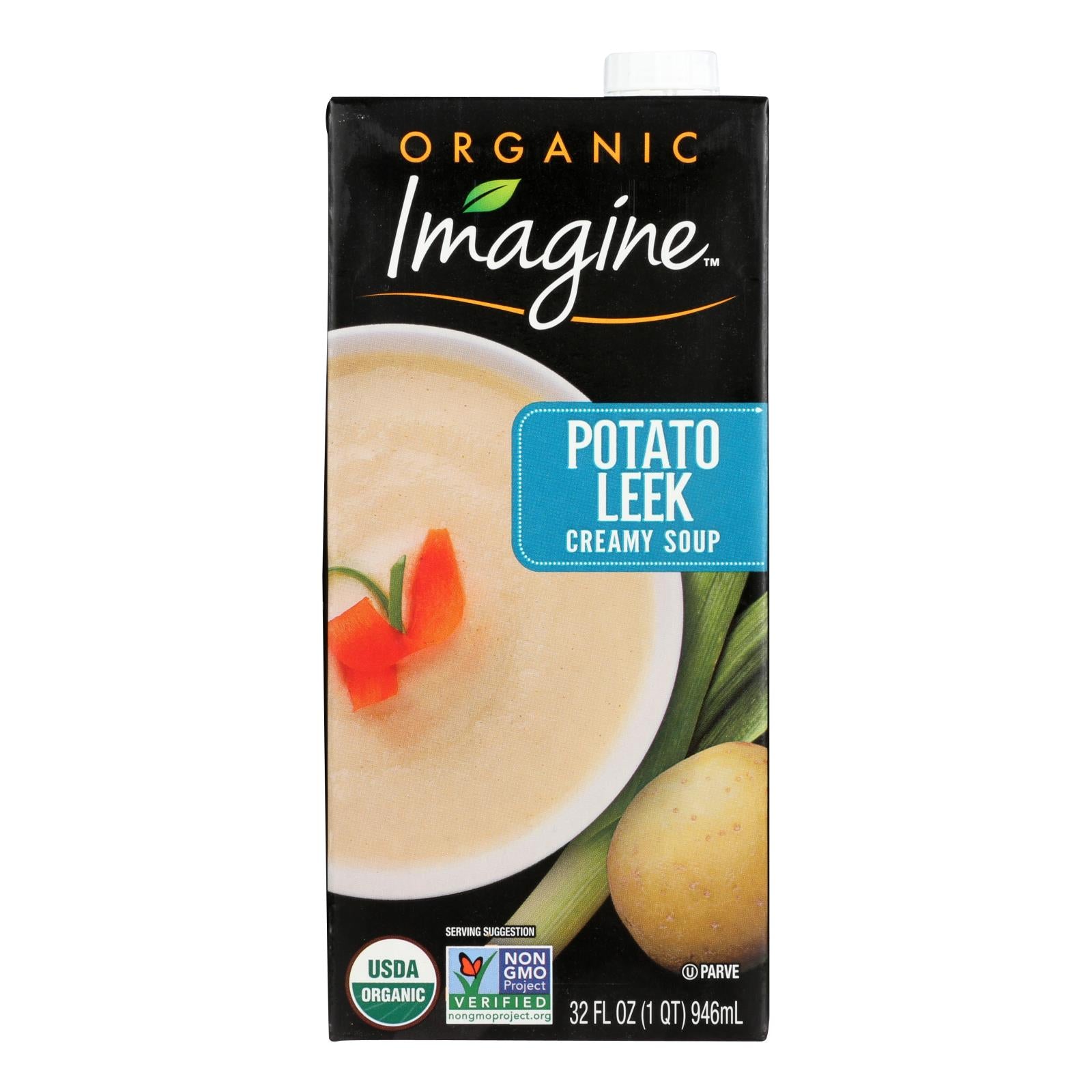 Imagine Foods - Soup Creamy Potato Leek - Case Of 6-32 Fz - GreatEagleInc