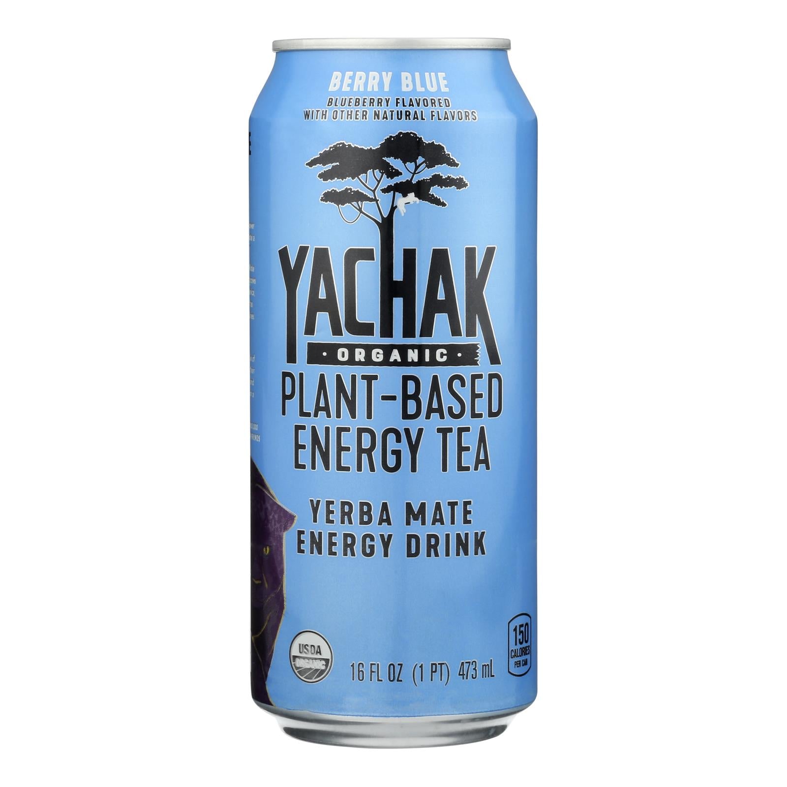 Yachak - Yerba Mate Berry Blue - Case Of 12-16 Fz - GreatEagleInc