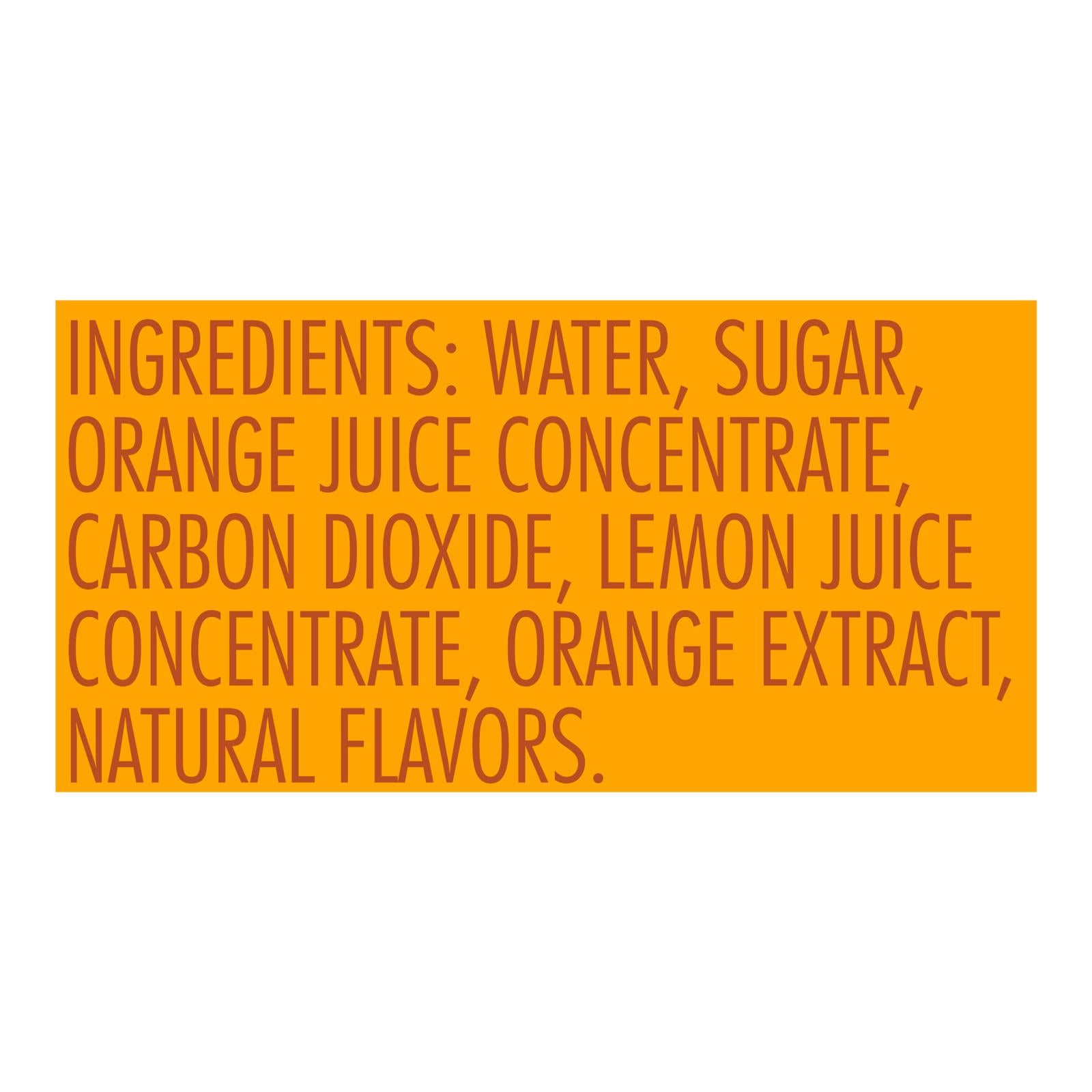 San Pellegrino - Sparkling Beverage Aranciata - Case Of 4-6/11.15z - GreatEagleInc