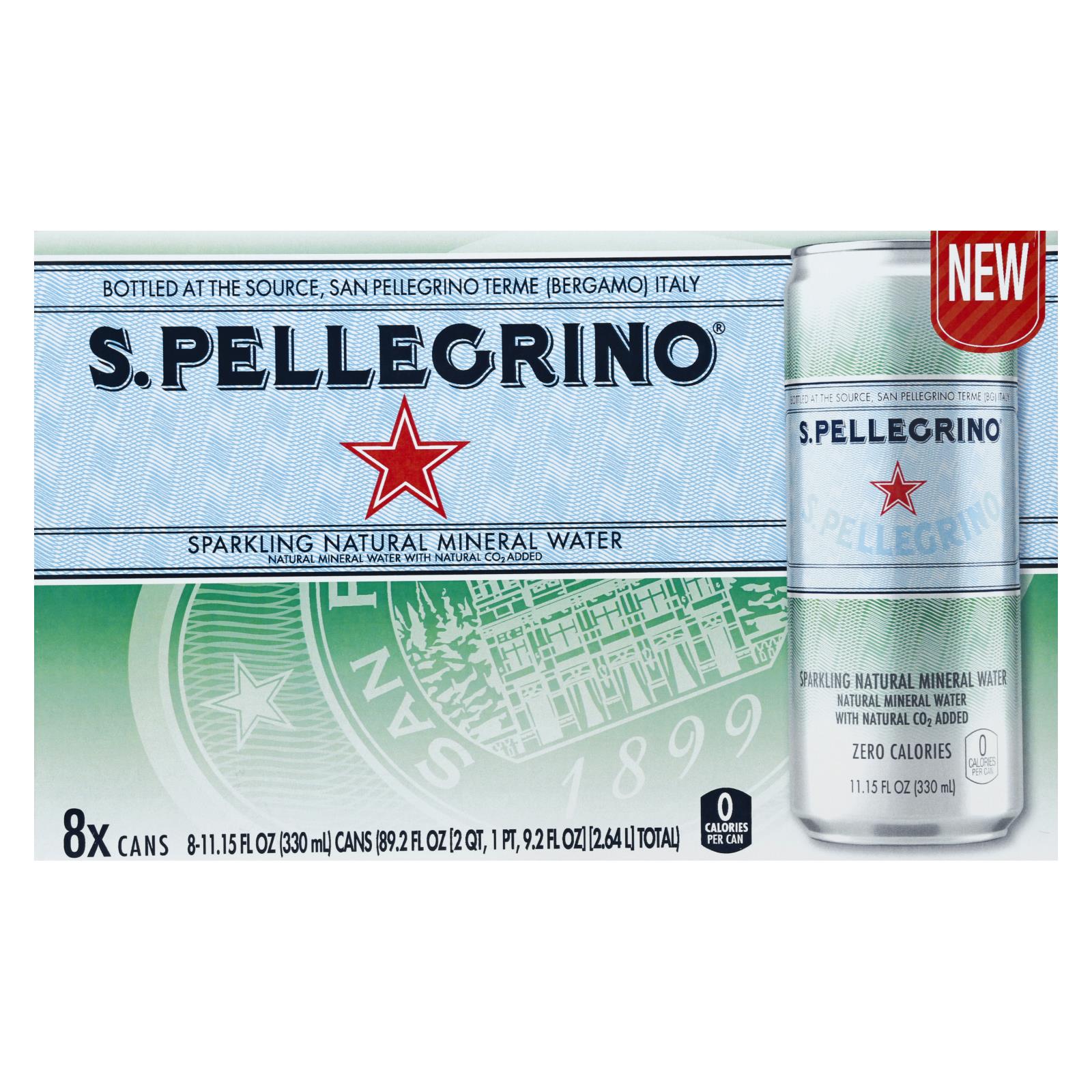 San Pellegrino - Sprkling Natural Minrl Water - Case Of 3 - 8/11.15z - GreatEagleInc