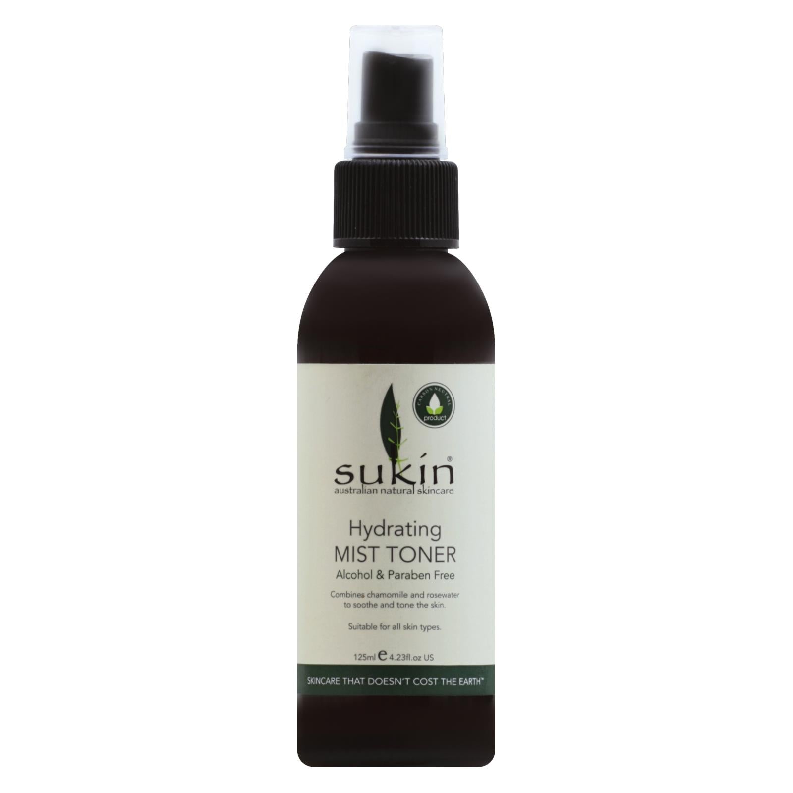 Sukin - Hydrating Mist Toner - 1 Each - 4.23 Fz - GreatEagleInc