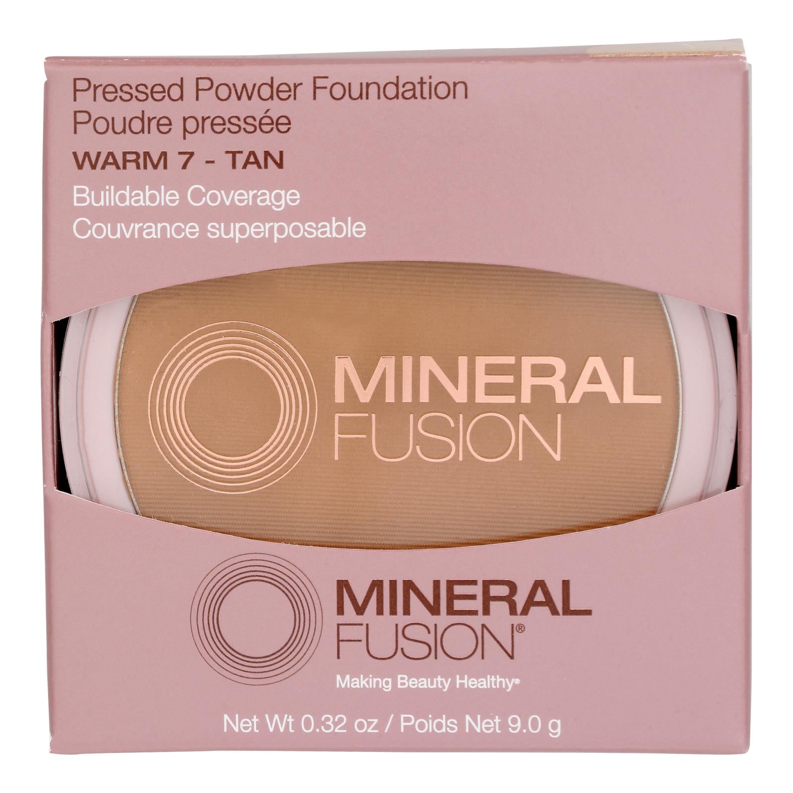 Mineral Fusion - Mkup Pressed Base Warm 7 - 1 Each-.32 Oz - GreatEagleInc