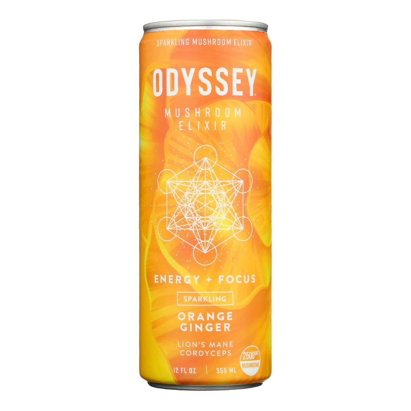 Odyssey - Sparkling Energy Orange Ginger - Case Of 12-12 Fz