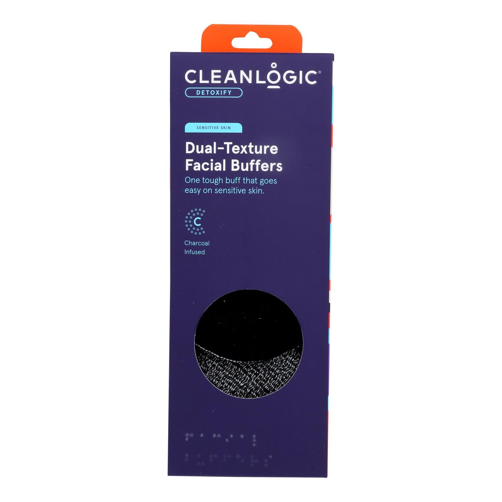 Cleanlogic - Face Bffr Dtx Chrcl Dual - 1 Each-3 Ct - GreatEagleInc