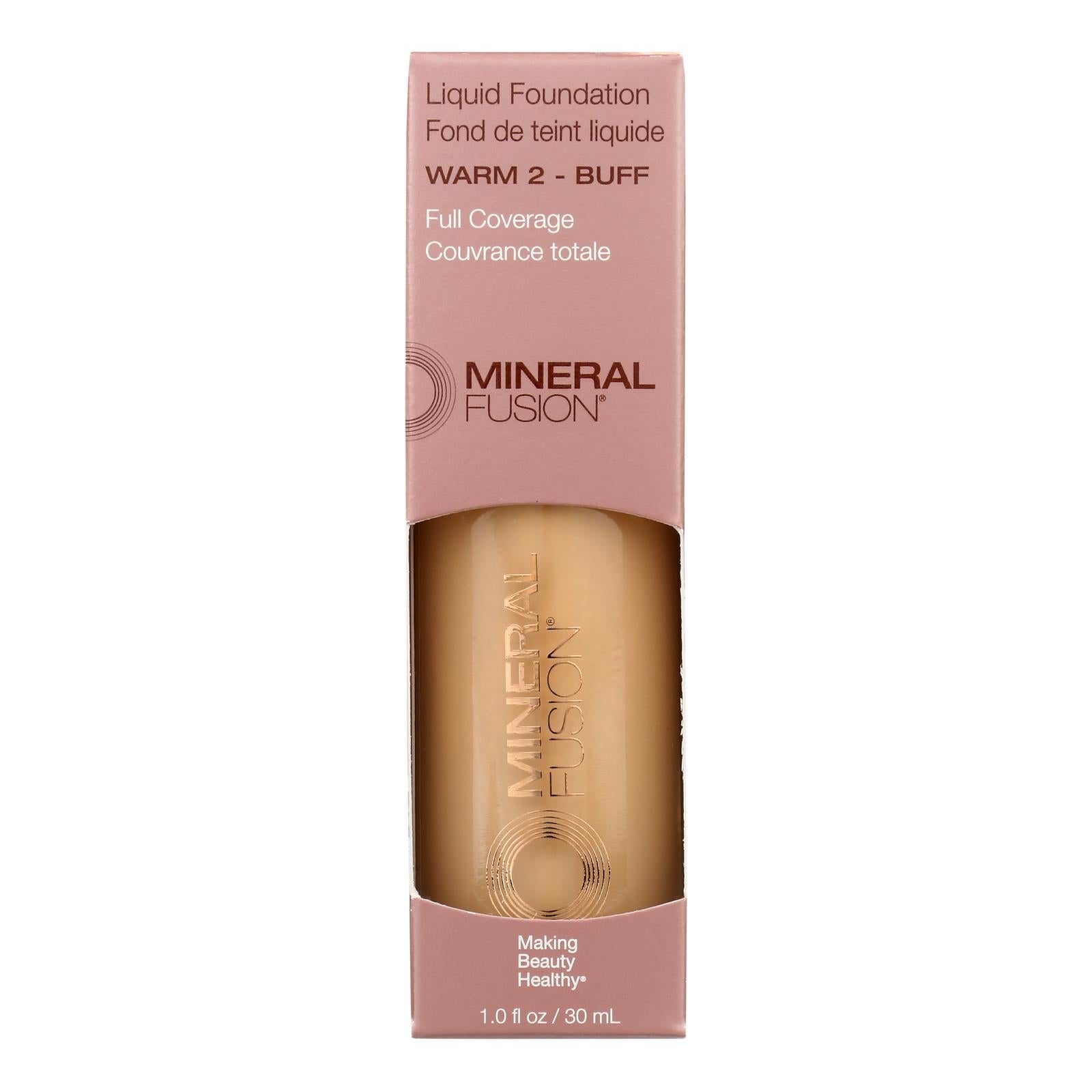Mineral Fusion - Mkup Liquid Foundation Warm2 - 1 Each-1 Fz - GreatEagleInc