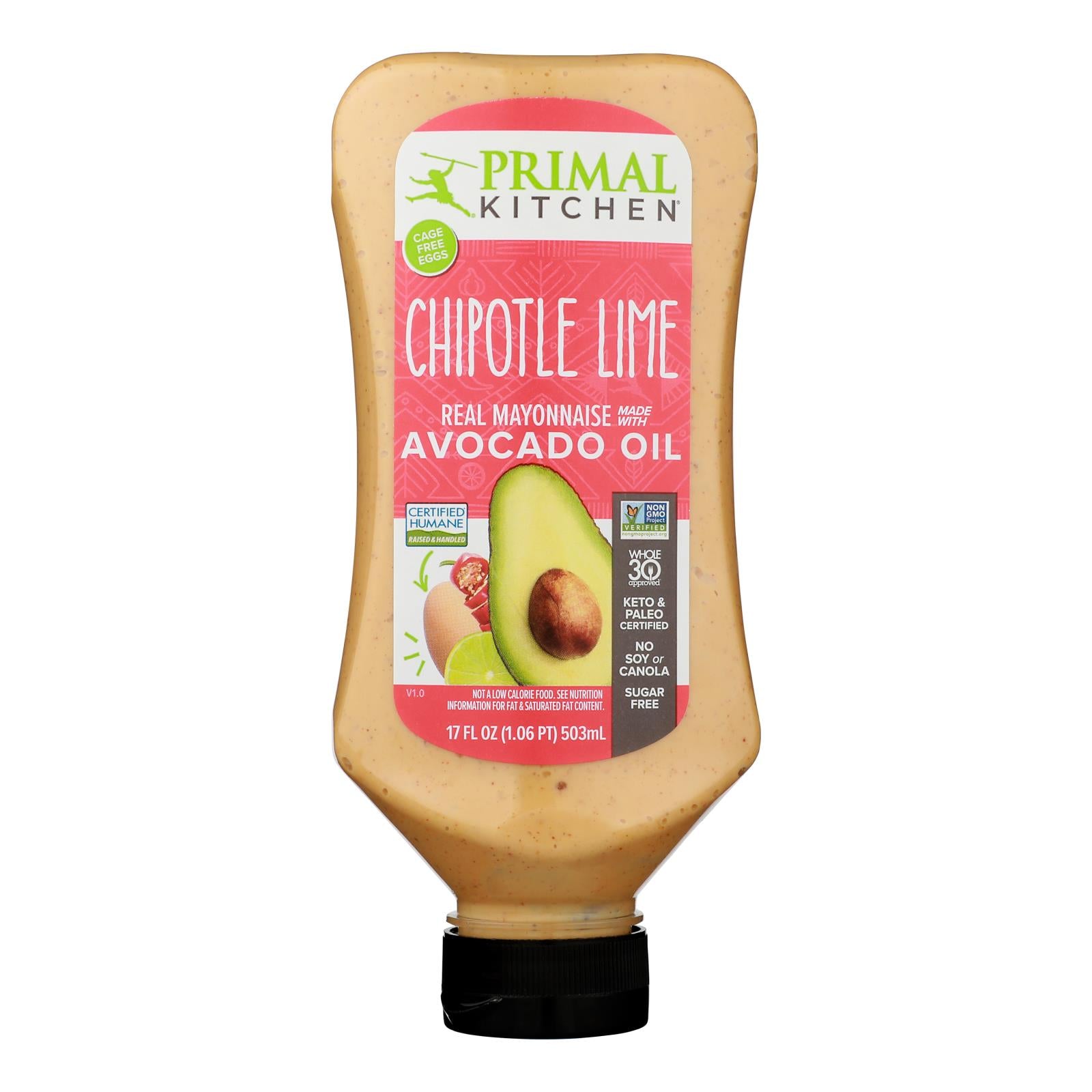 Primal Kitchen - Mayo Avoo Chptle Lime Squeeze - Case Of 6-17 Fz - GreatEagleInc