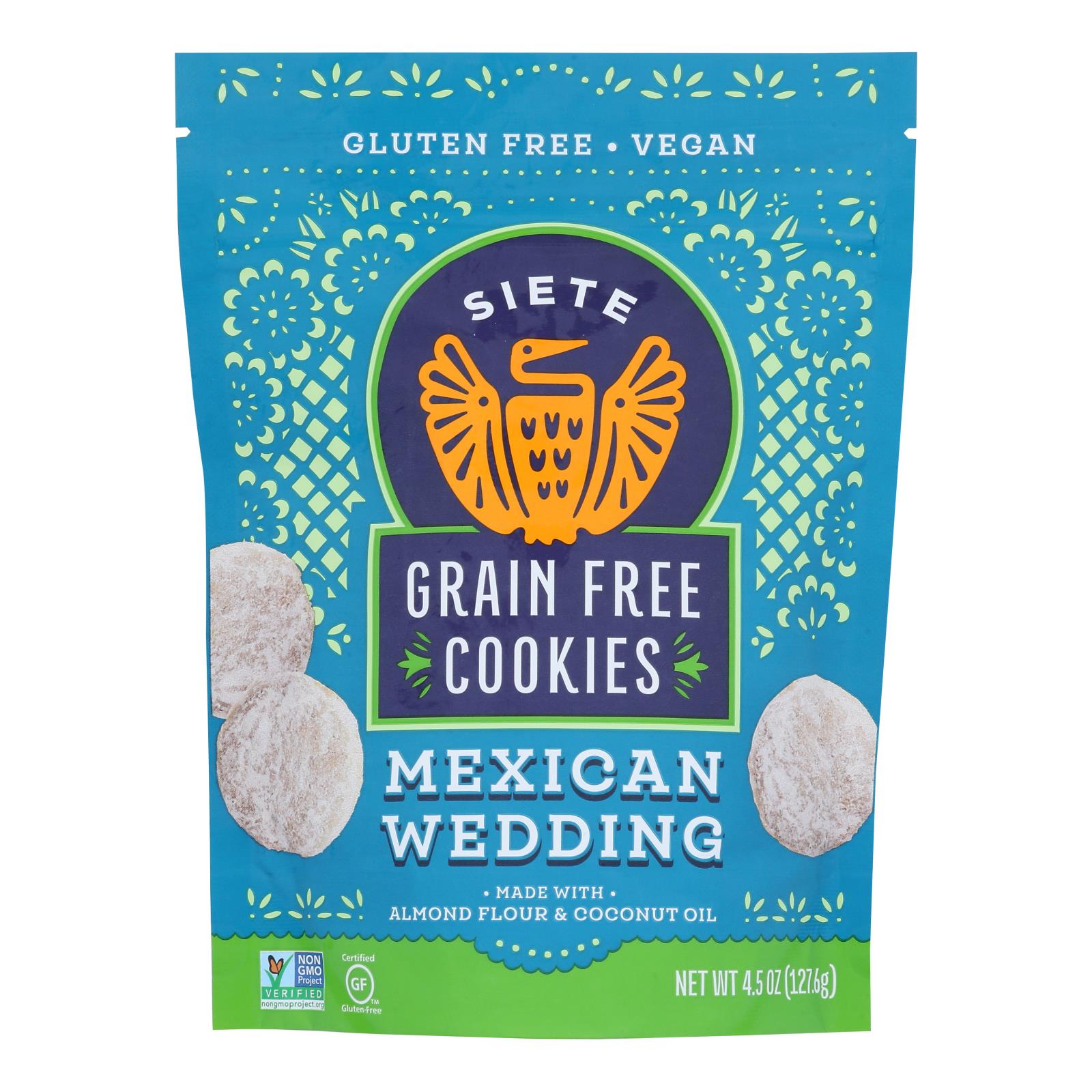 Siete - Cookie Mexican Wedding - Case Of 10-4.5 Oz - GreatEagleInc