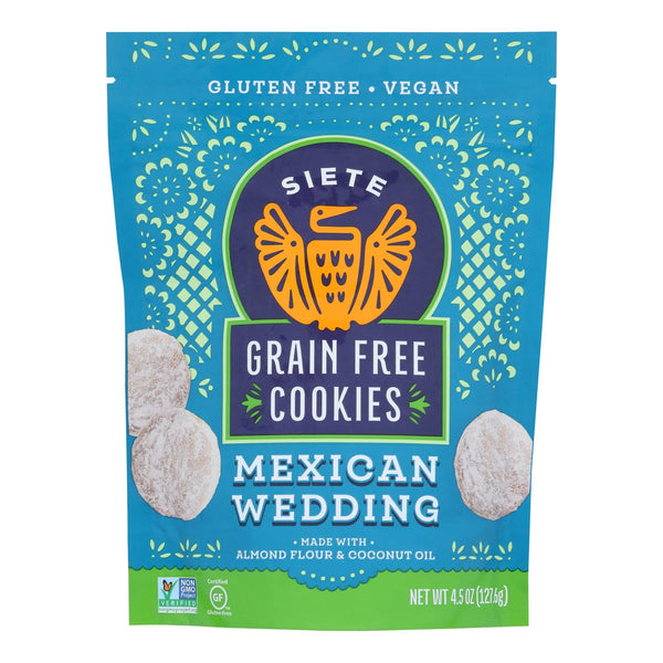 Siete - Cookie Mexican Wedding - Case Of 10-4.5 Oz - GreatEagleInc