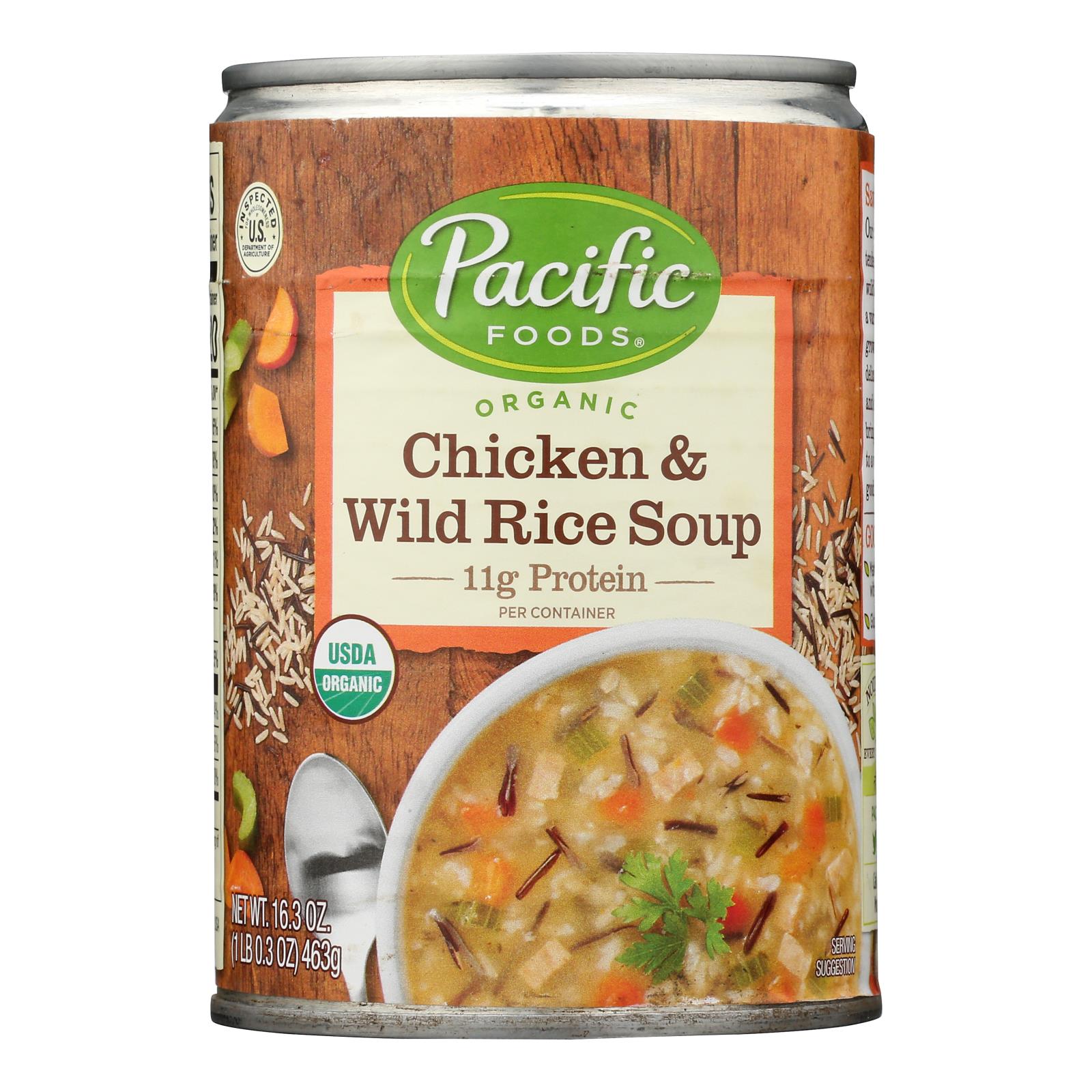 Pacific Foods - Soup Chickn Wild Rice - Case Of 12-16.3 Oz - GreatEagleInc
