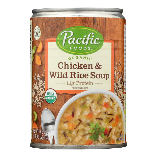 Pacific Foods - Soup Chickn Wild Rice - Case Of 12-16.3 Oz - GreatEagleInc