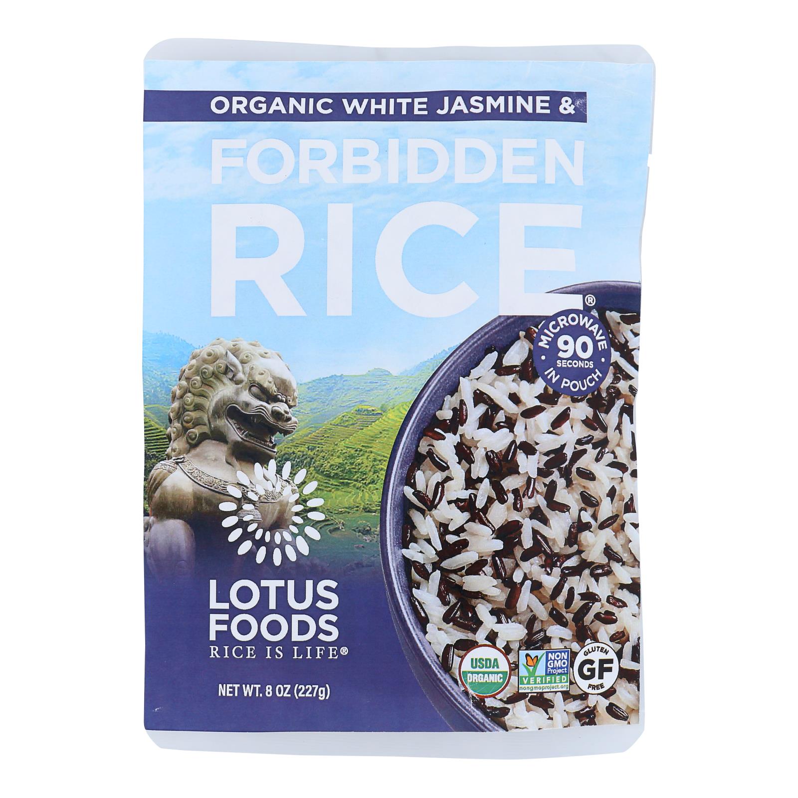 Lotus Foods - Rice Wht Jas & Frbdn - Case Of 6-8 Oz - GreatEagleInc