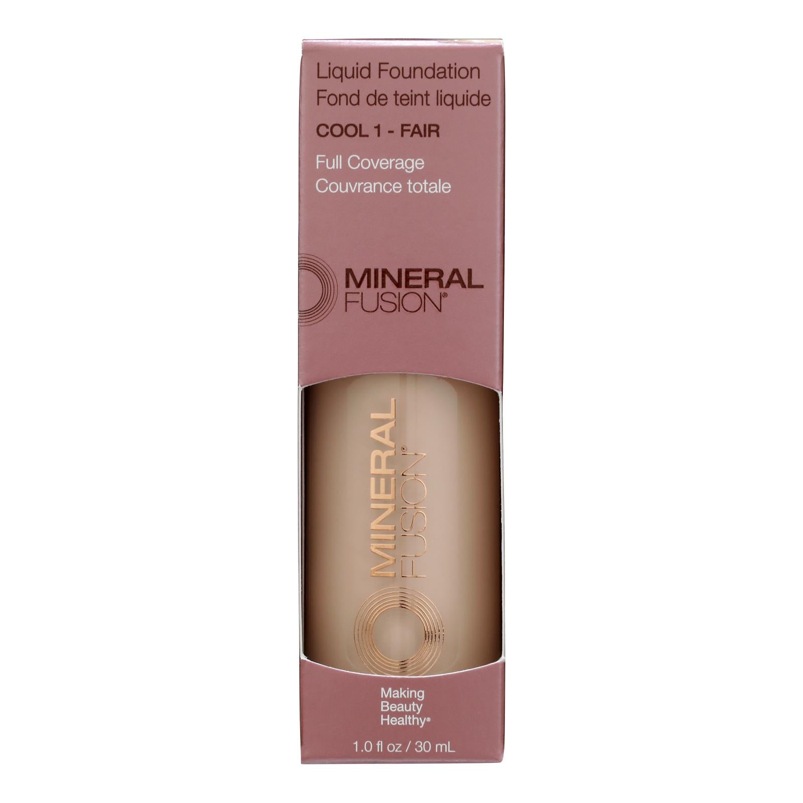Mineral Fusion - Mkup Liquid Foundation Cool1 - 1 Each-1 Fz - GreatEagleInc