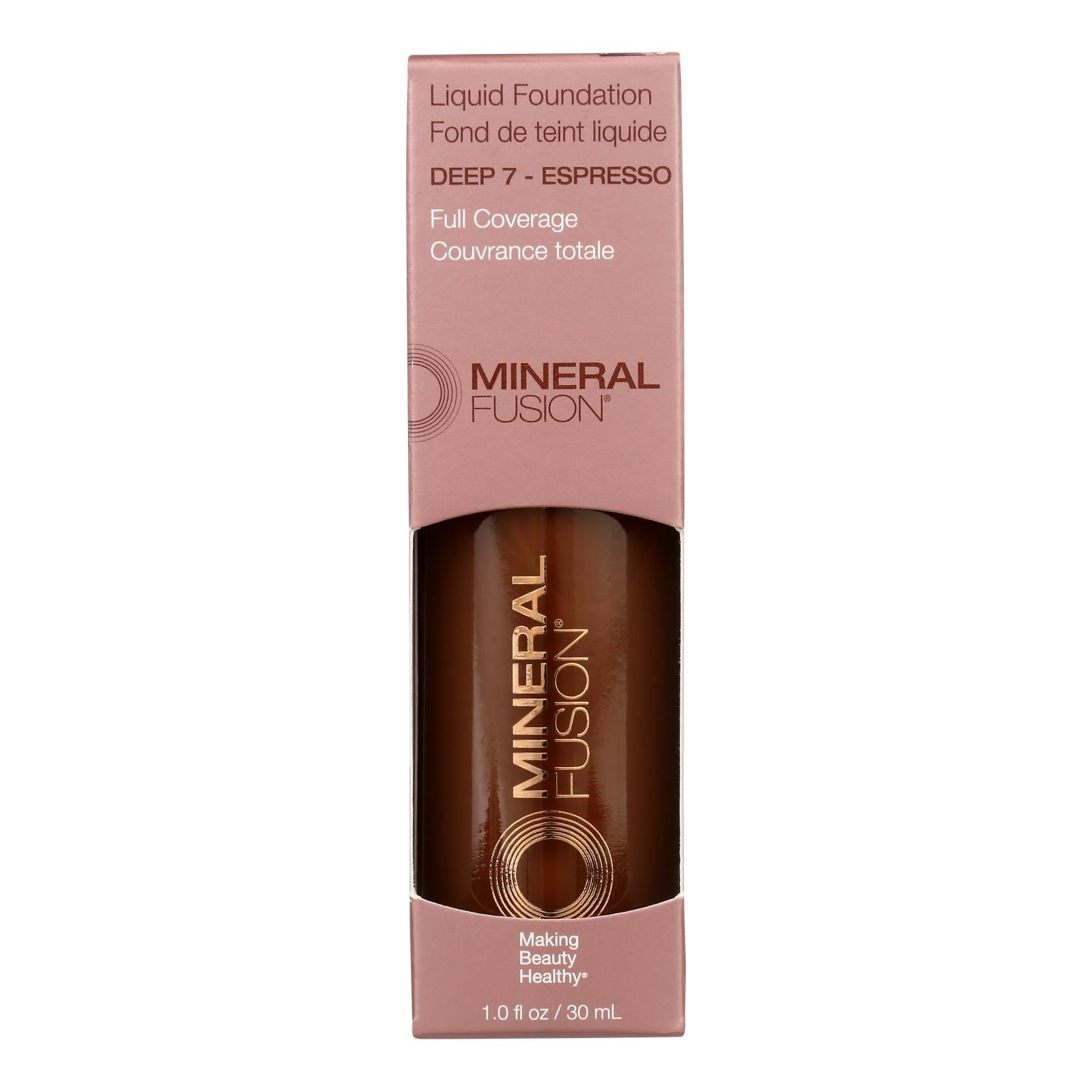Mineral Fusion - Mkup Liquid Foundation Deep7 - 1 Each-1 Fz - GreatEagleInc