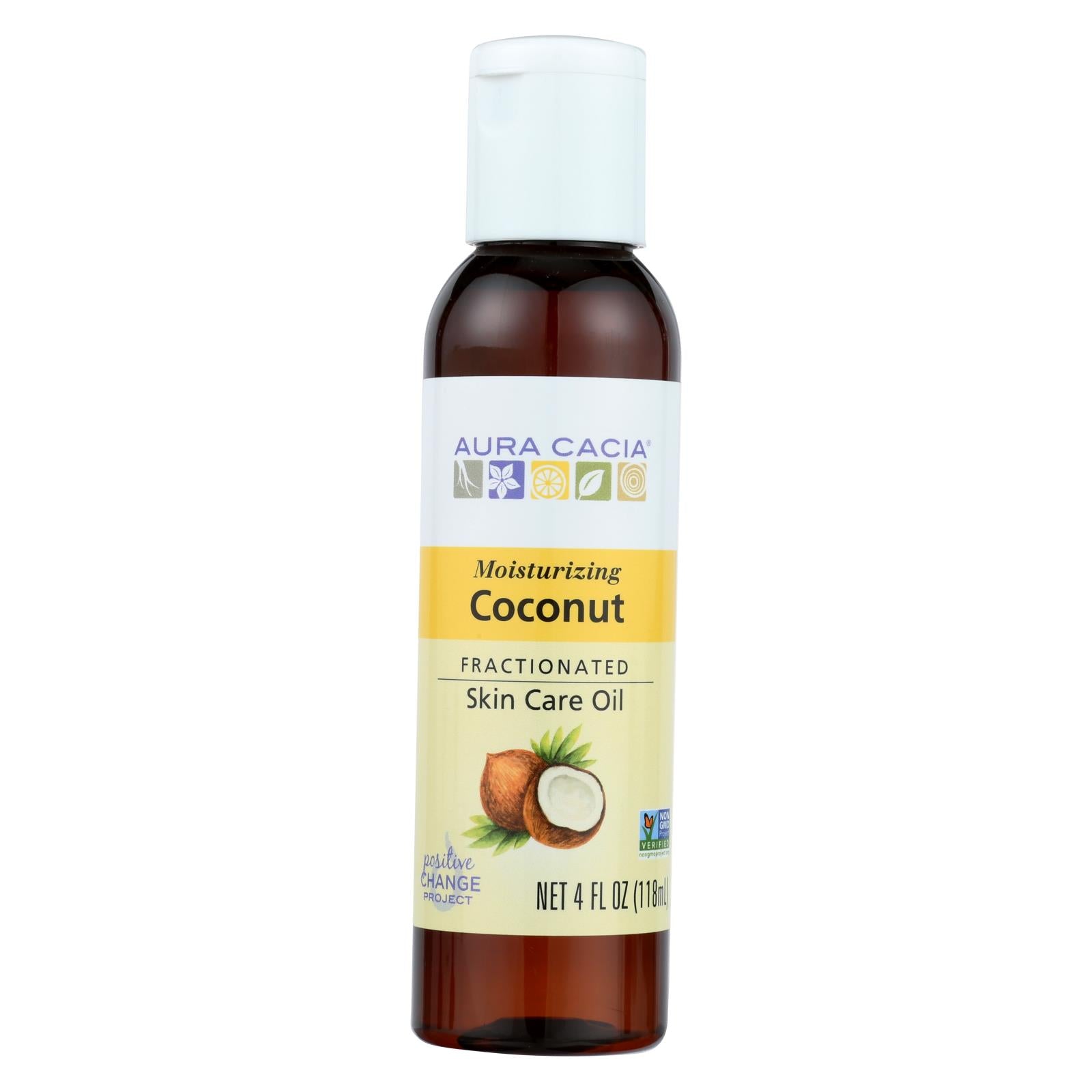 Aura Cacia - Body Oil - Coconut - 4 Fl Oz. - GreatEagleInc