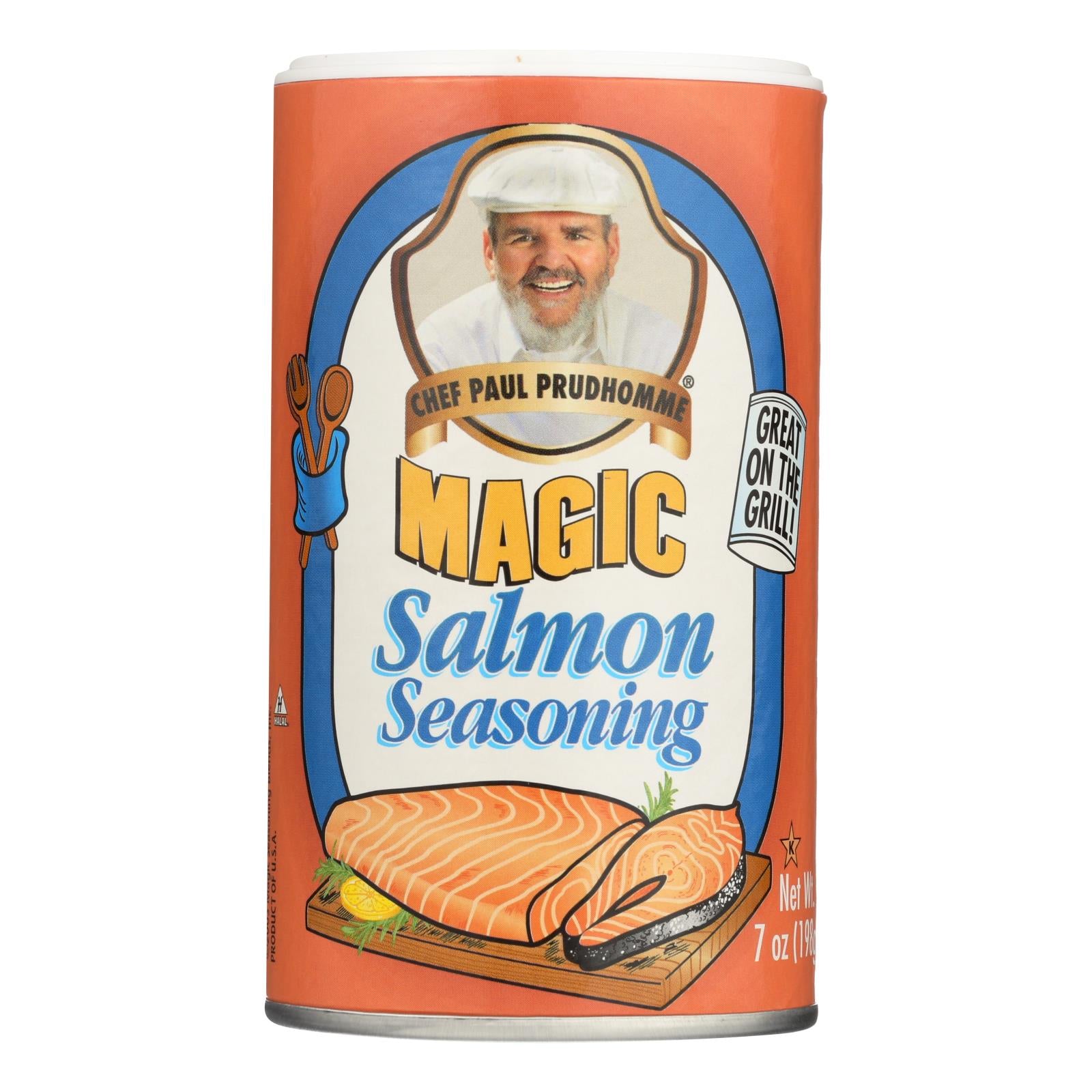 Chef Paul Prudhomme Magic Salmon Seasoning  - Case Of 6 - 7 Oz - GreatEagleInc