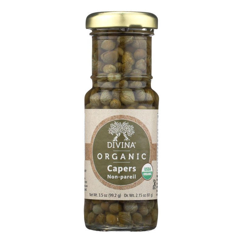 Divina Organic Capers - Case Of 12 - 3.5 Oz