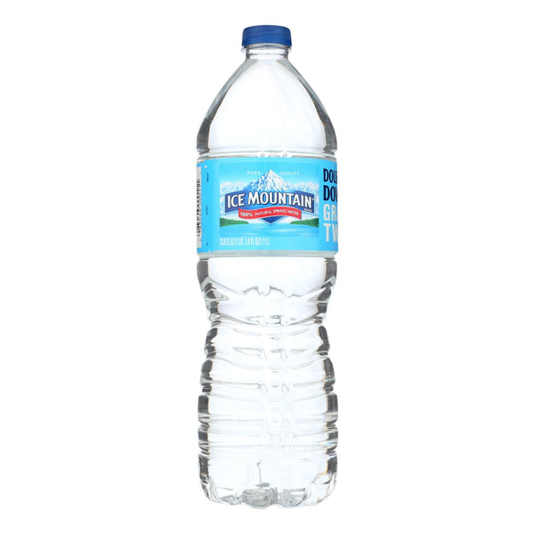 Ice Mountain - Natural Spring Water - Case Of 18 - 33.8 Fl Oz. - GreatEagleInc