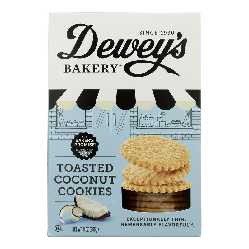 Deweys Bakery Toasted Coconut - Case Of 6 - 9 Oz